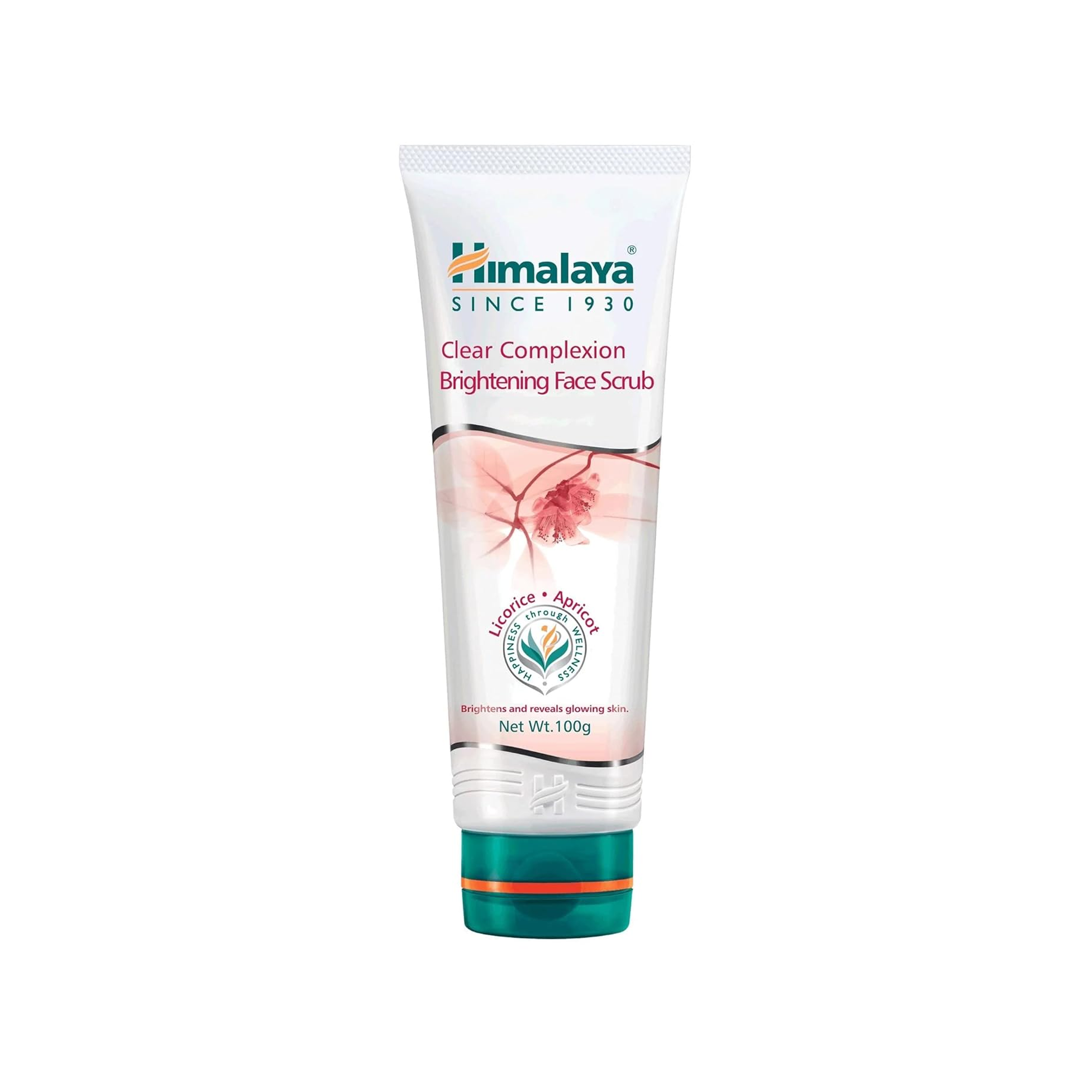 Himalaya Face Scrub - Clear Complexion Brightening Mulethi - Apricot - 100% Natural Exfoliants - Since 1930 - 100g