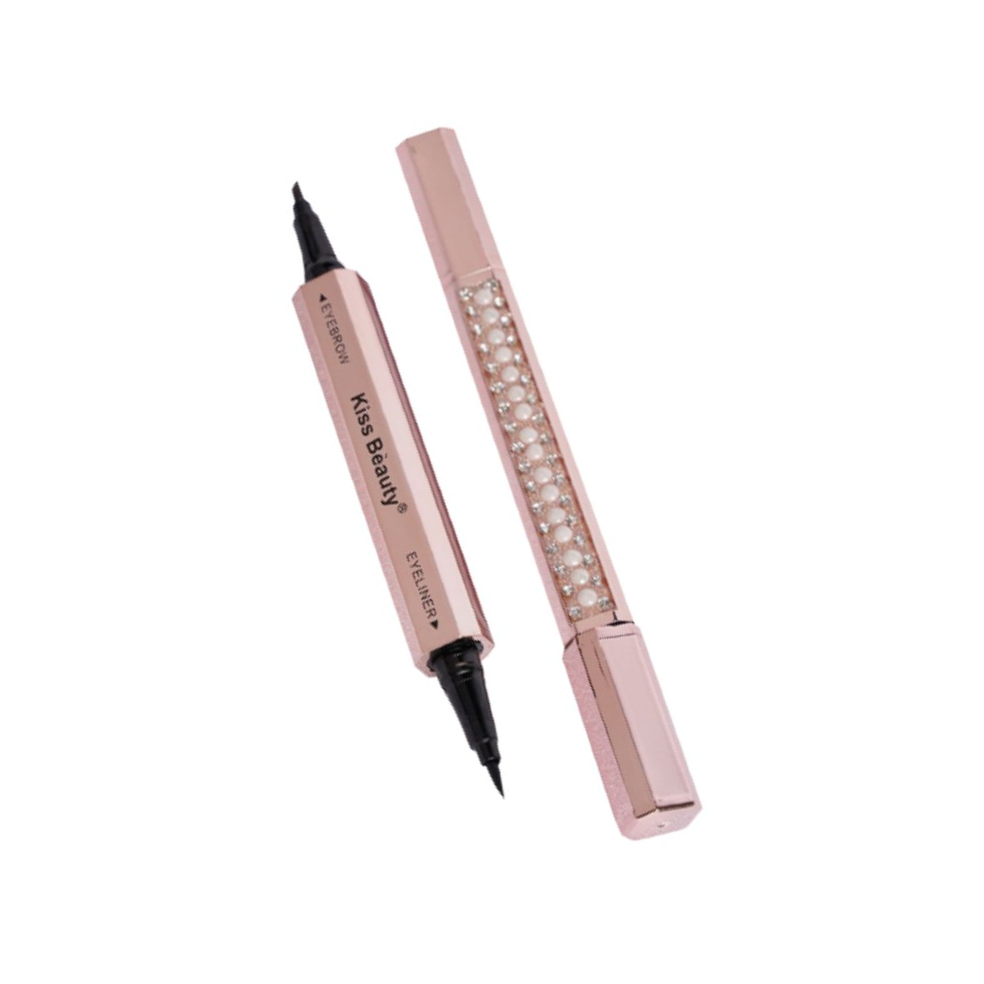 Kiss Beauty 2 In 1 Liquid Eyeliner + Eyeliner Pencil - 57548