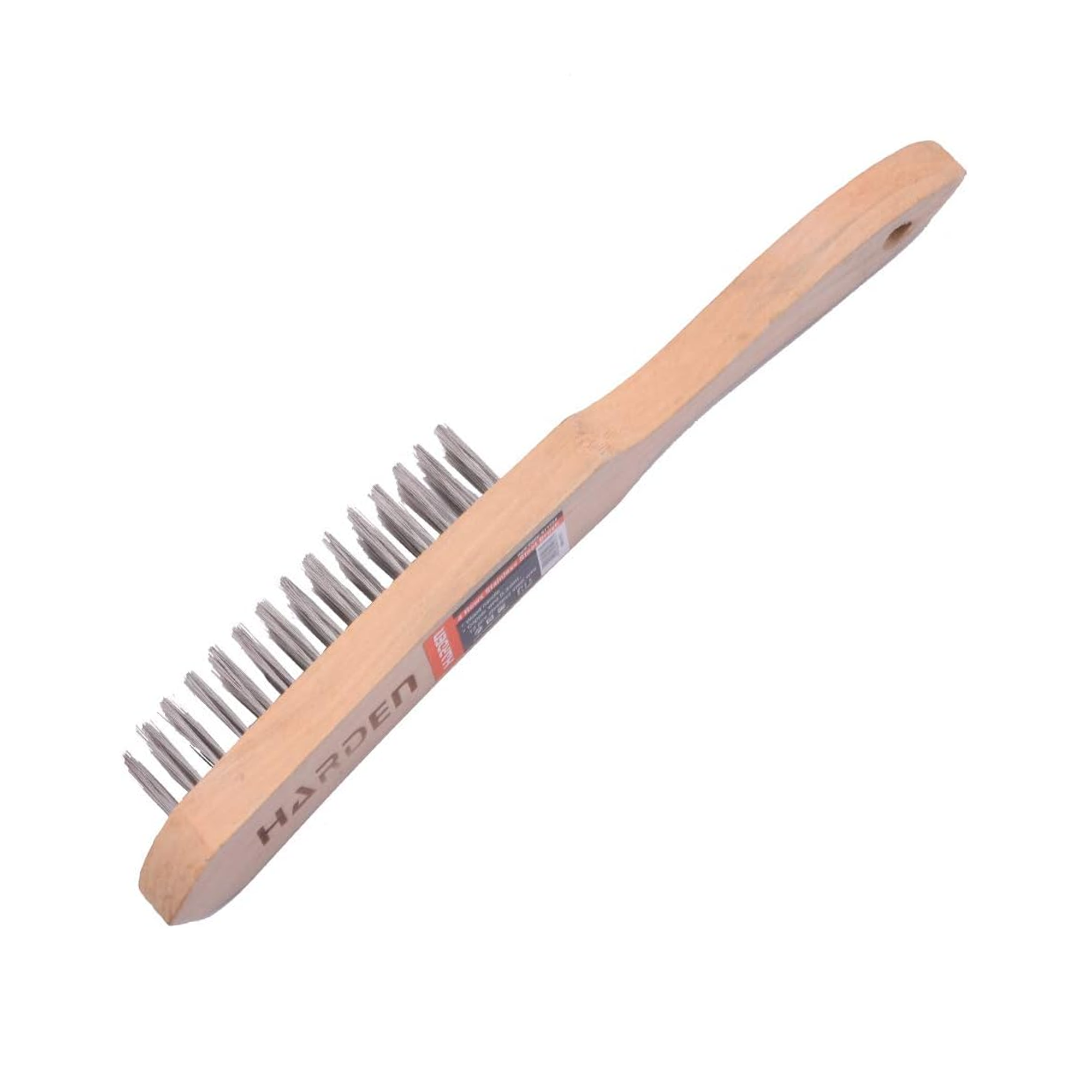 Harden Steel Brush With Wood Handle - 611554