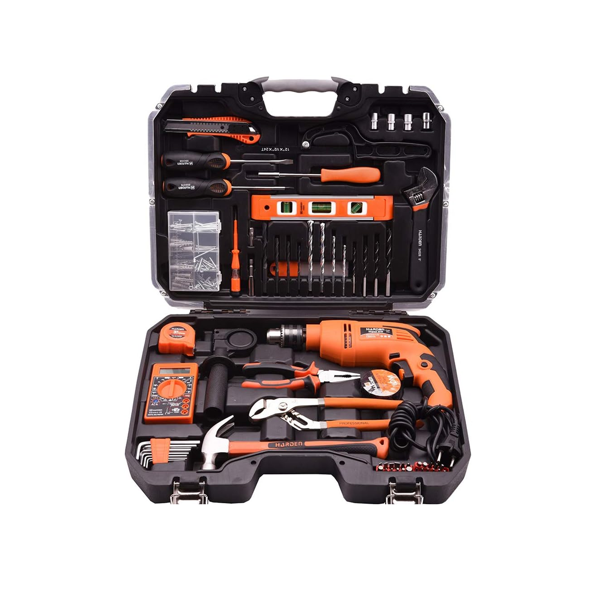 Harden 75Pcs Multi-functional Impact Drill Set - 510875 - Steel