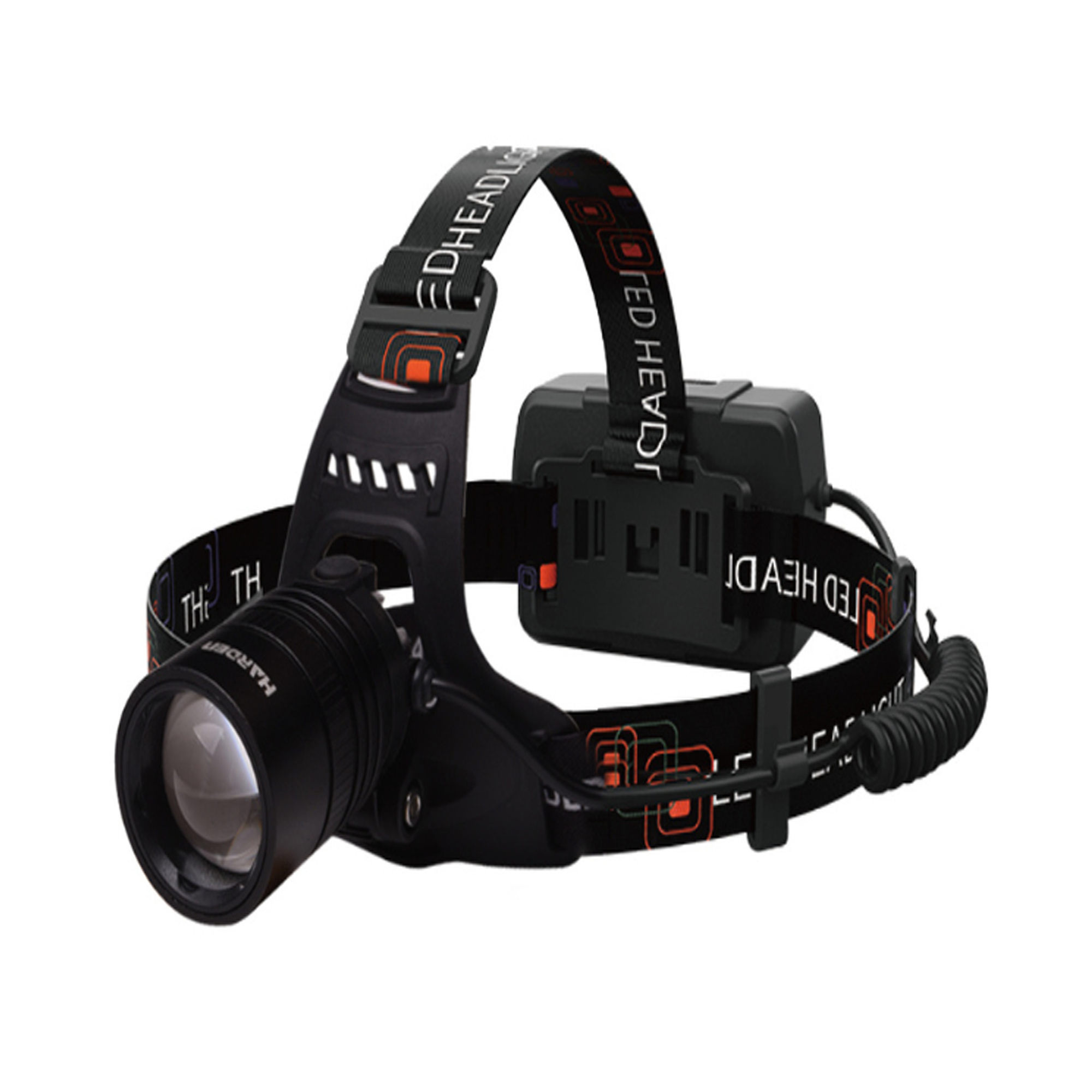 Pumpkin Rechargeable Head Light - 660735 - Black