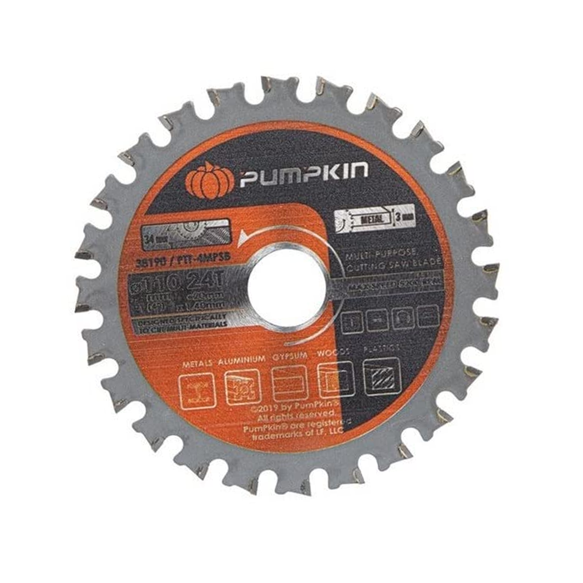 Pumpkin Multi-Purpose Cutting Saw Blade, 38190