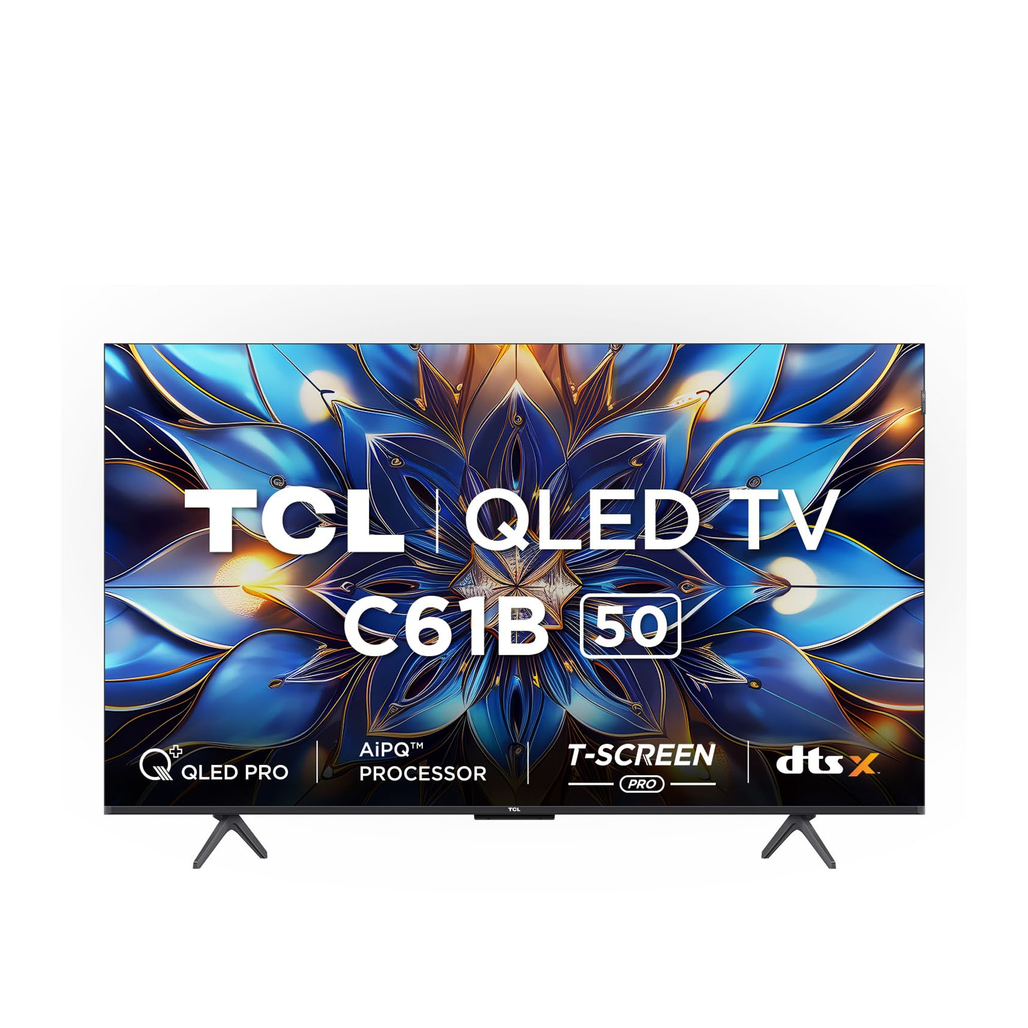 TCL 126 cm (50 inches) 4K Ultra HD Smart QLED Google TV 50C655 (Black)