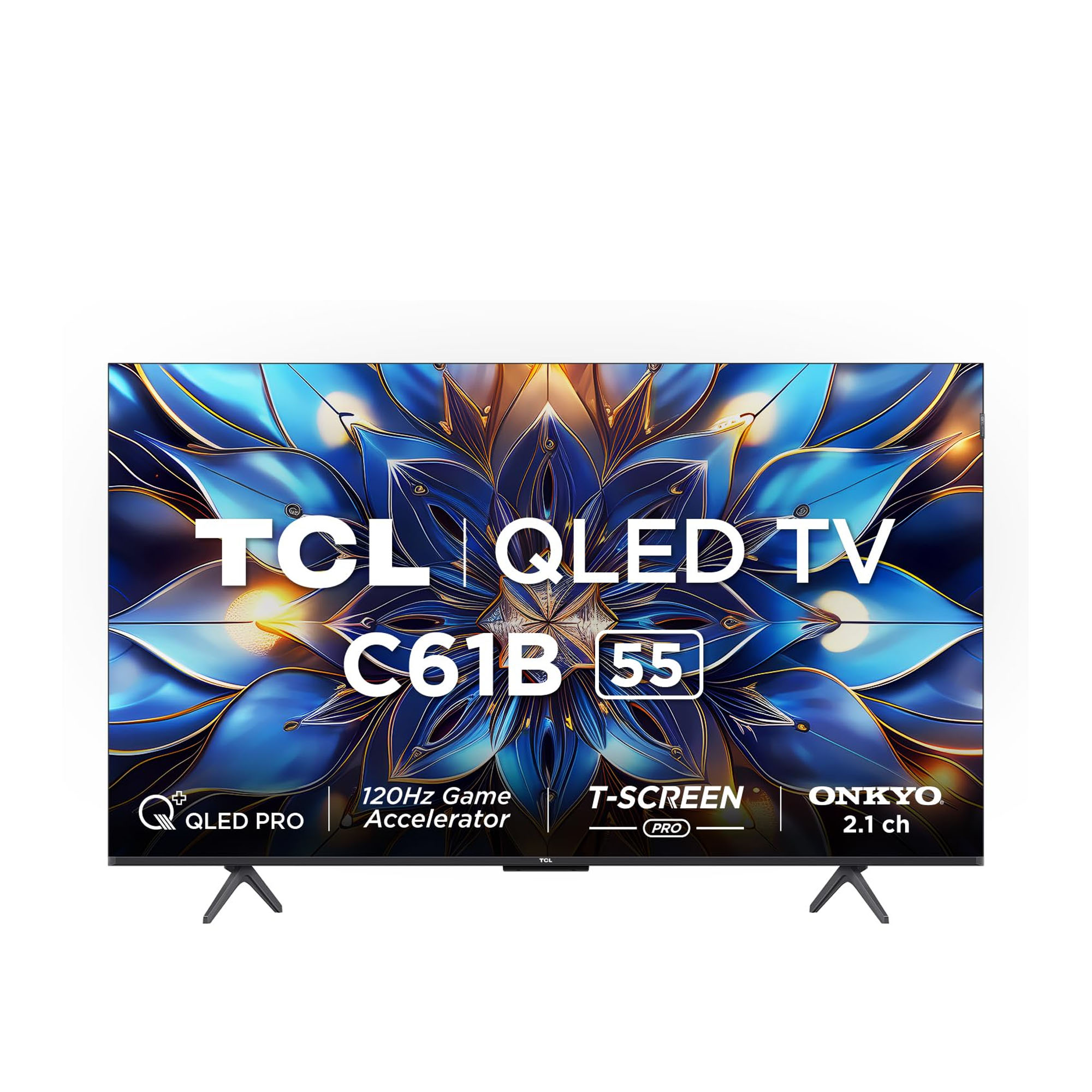 TCL 139 cm (55 inches) 4K Ultra HD Smart QLED Google TV 55C655 (Black)