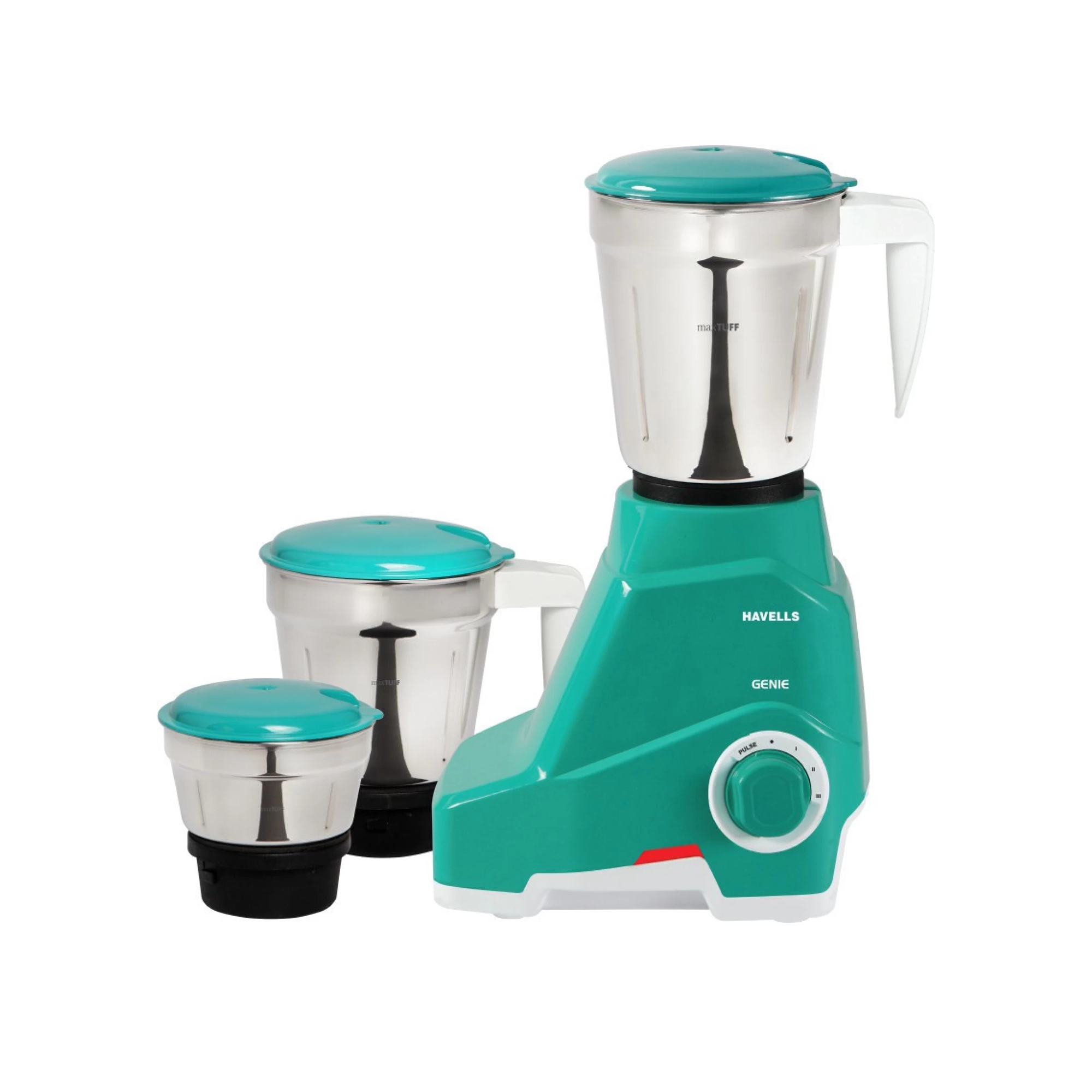 Havells Genie 500W 3 Jar Mixer Grinder |Green