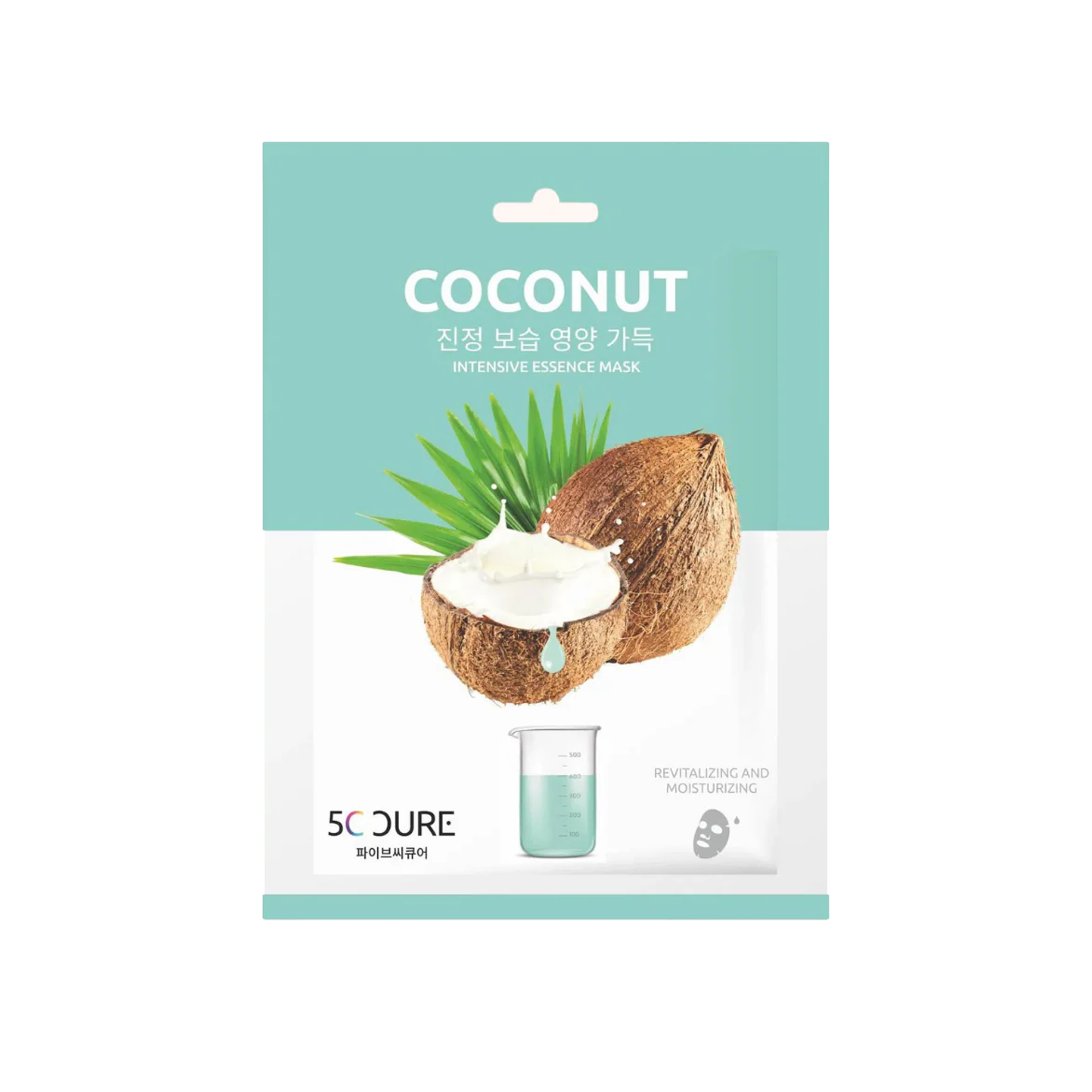 Korean 5C Cure Coconut Intensive Essence Mask, 25ml