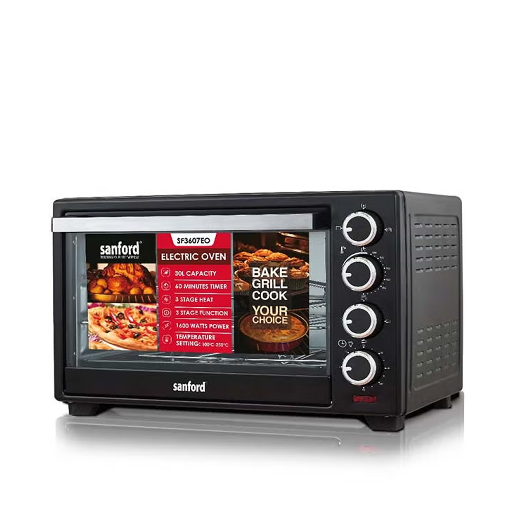 Sanford Electric Oven - SF3607EO - 30L - Black