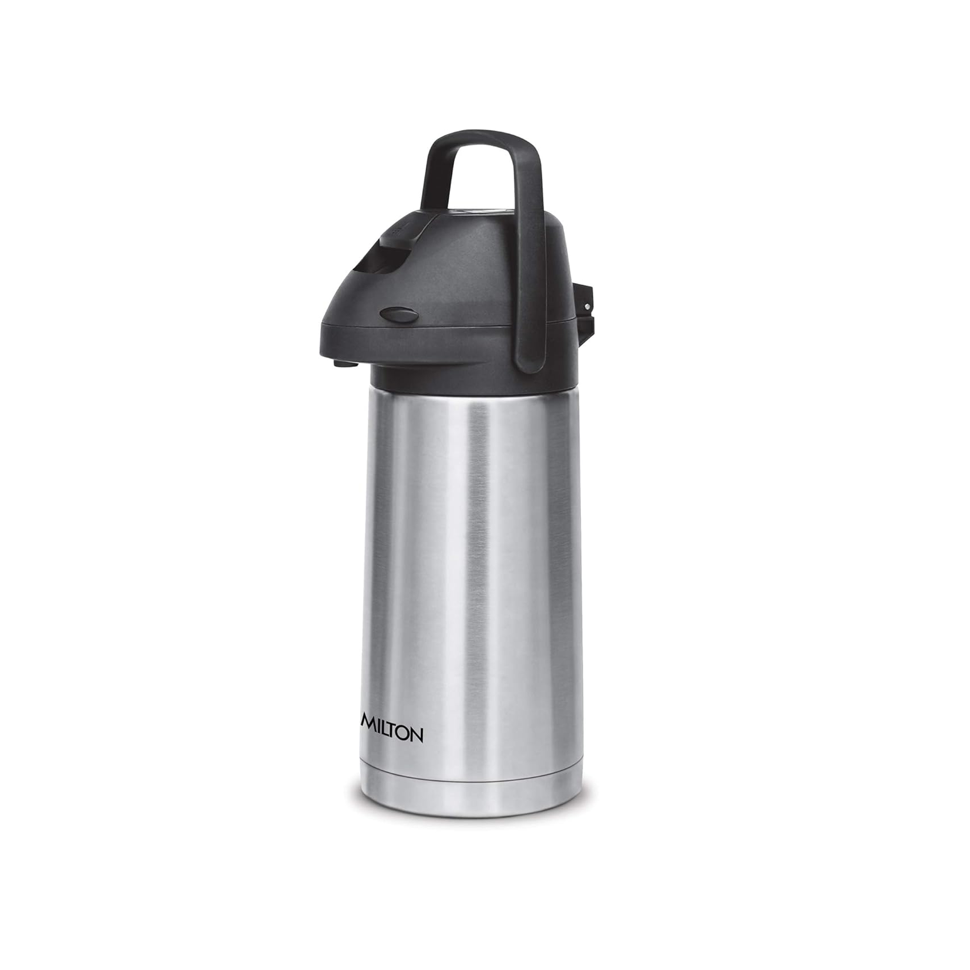 Milton Thermosteel Vacuum Insulated Dispenser - Hot 24 Hours - Pinnacle 2000 - Black