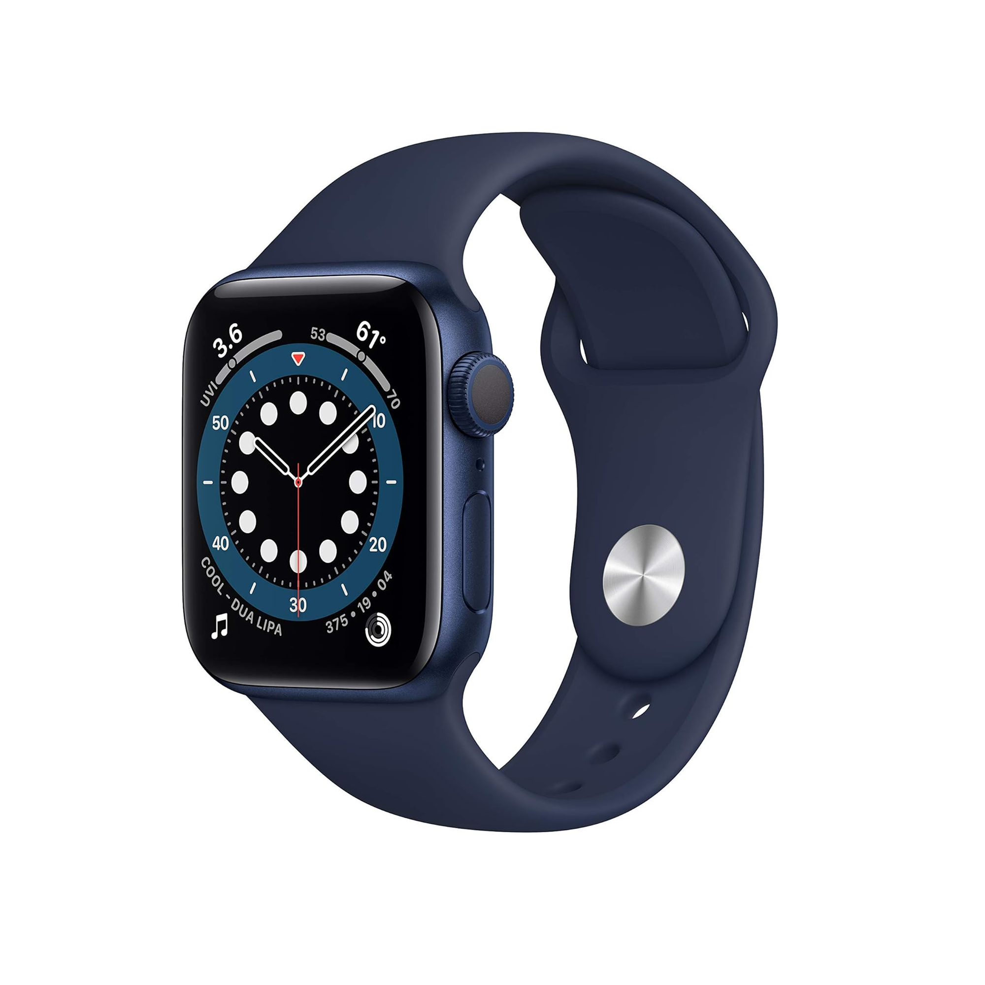 Apple Watch Series 6 (GPS) - Aluminum Case with Blue Sport Band | 40mm