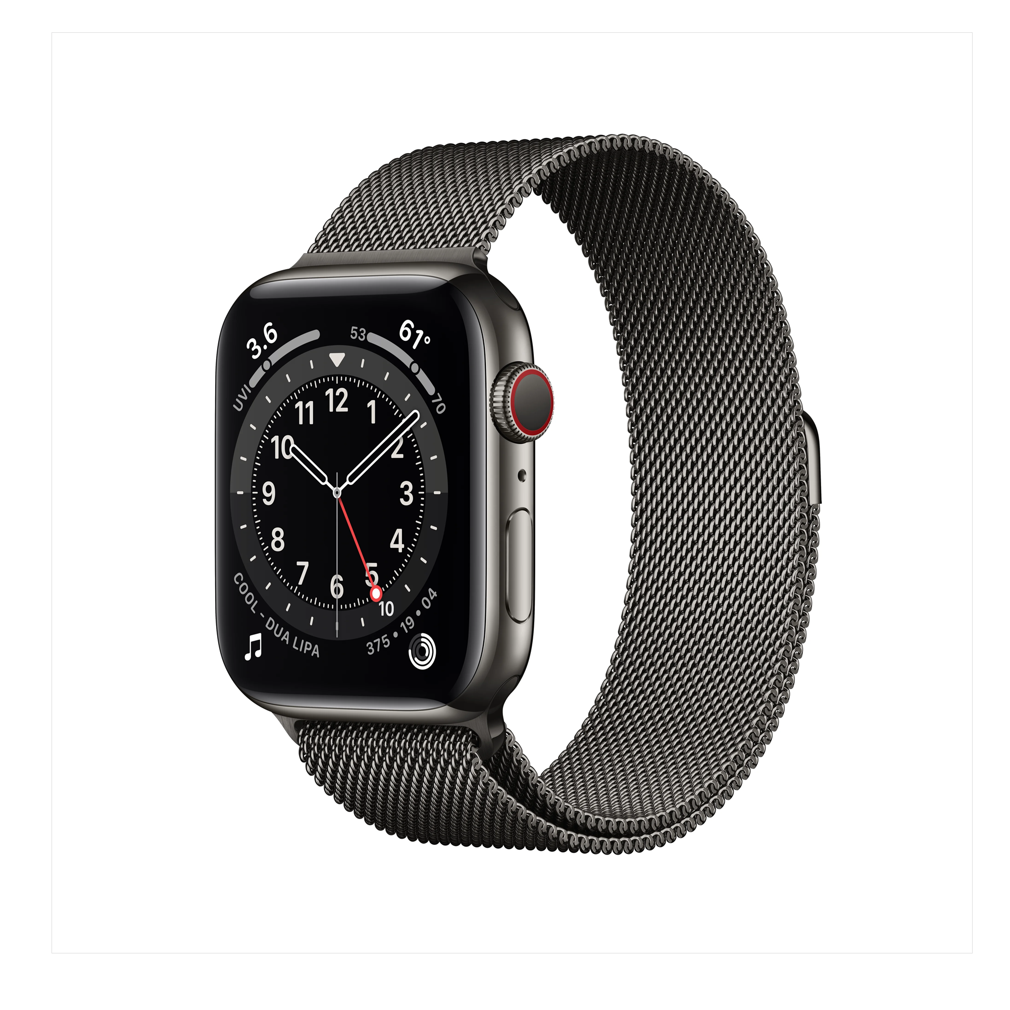 Apple Watch Series 6 (GPS) - Stainless Steel Case - Dark Grey | 44mm