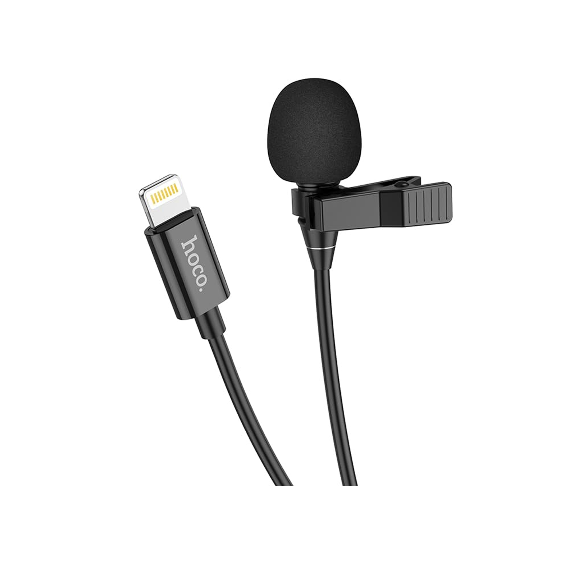 Hoco L14 iP Lavalier Microphone - Black