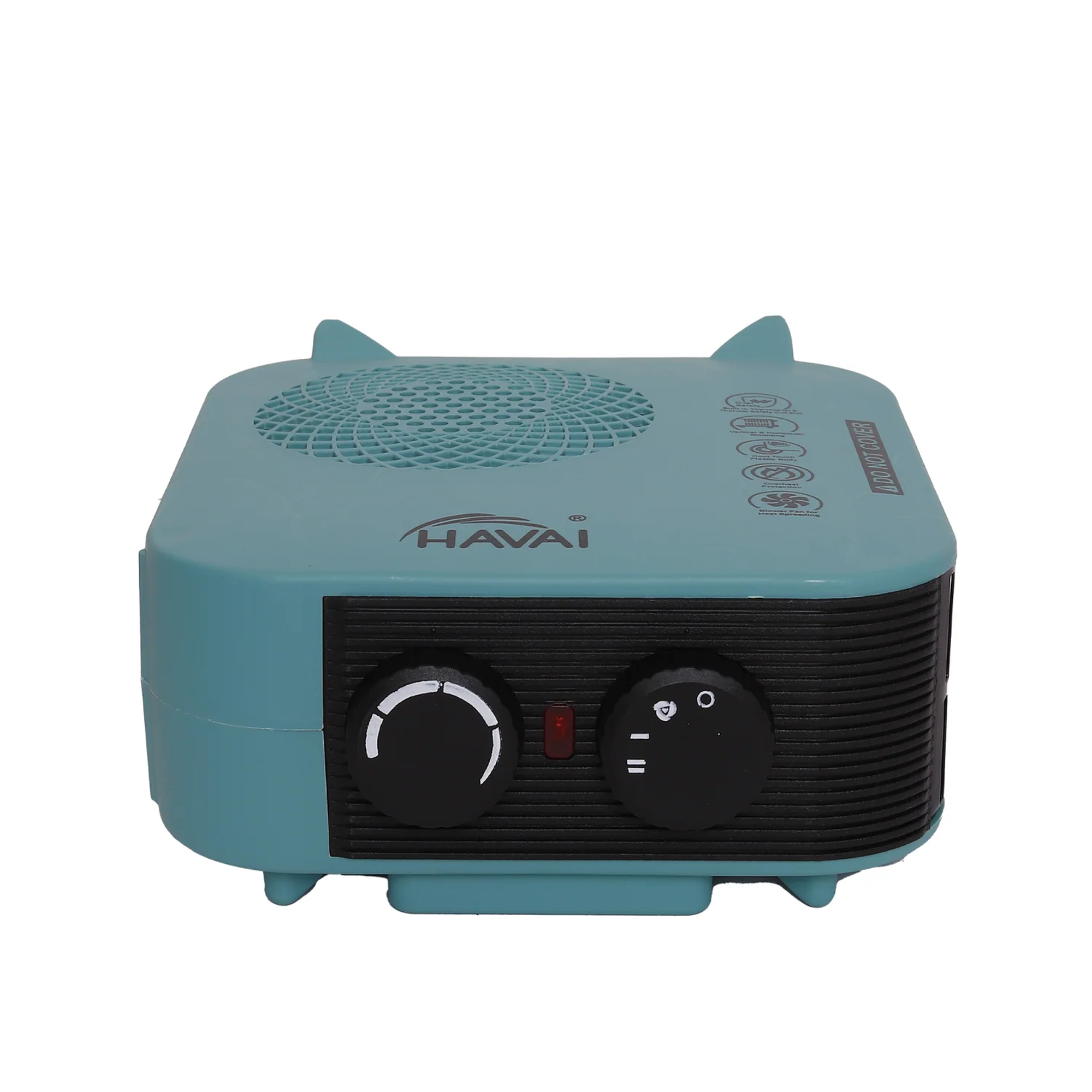 HAVAI Ace Pro Fan Heater  Room Heater with Handle (ISI Certified) - Green