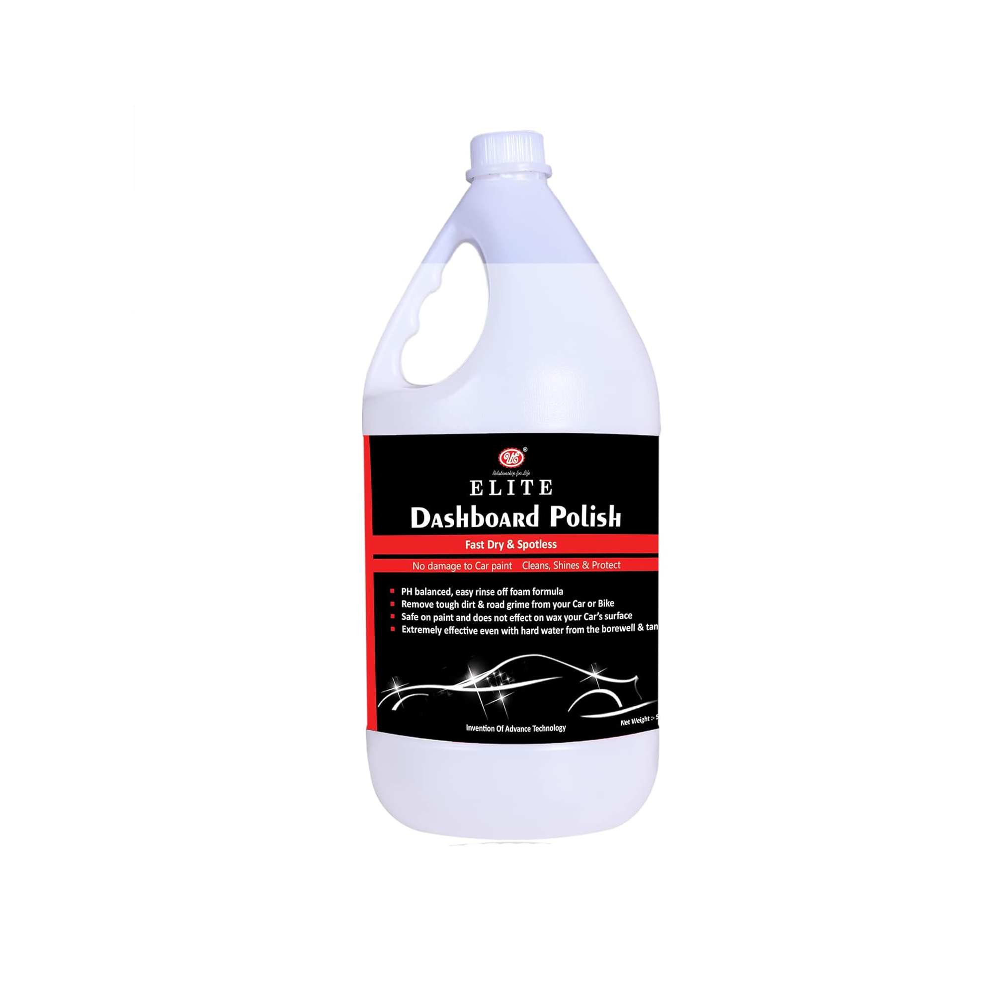 UE Elite Ultra Shine dashboard Polish - Vinyl - Rubber - Plastic - 1L