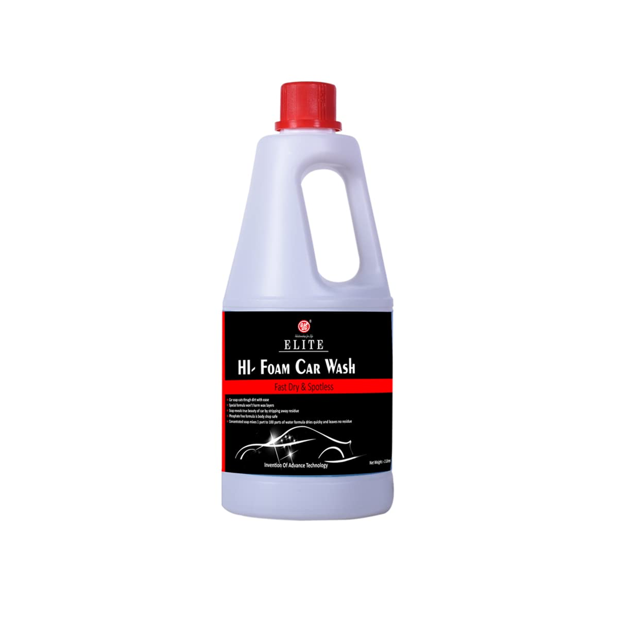 UE Elite Car Wash Ultra Cleaner- Fast Dry & Spotless - 1L