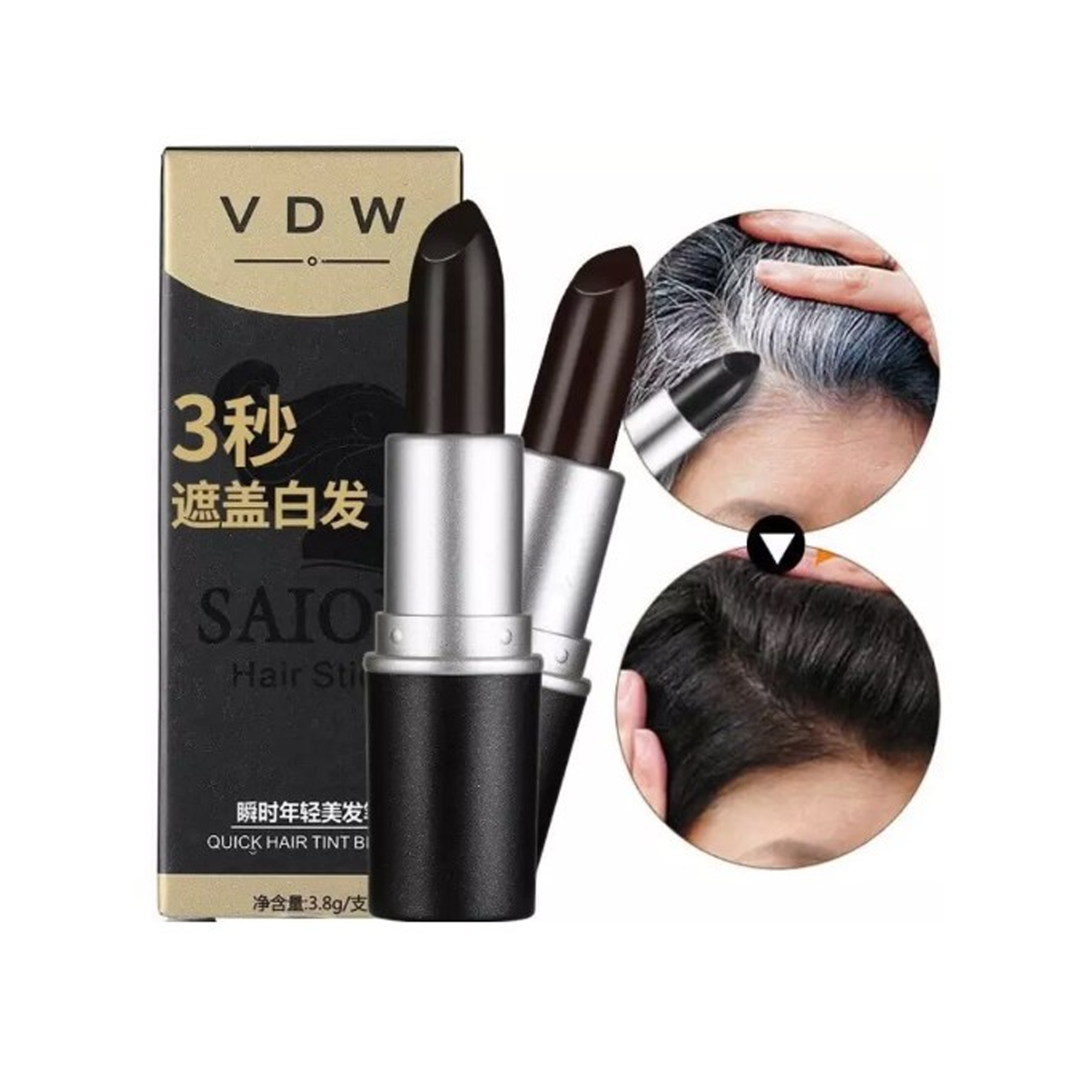 VDW Salon Hair Stick - Black - 4.5g