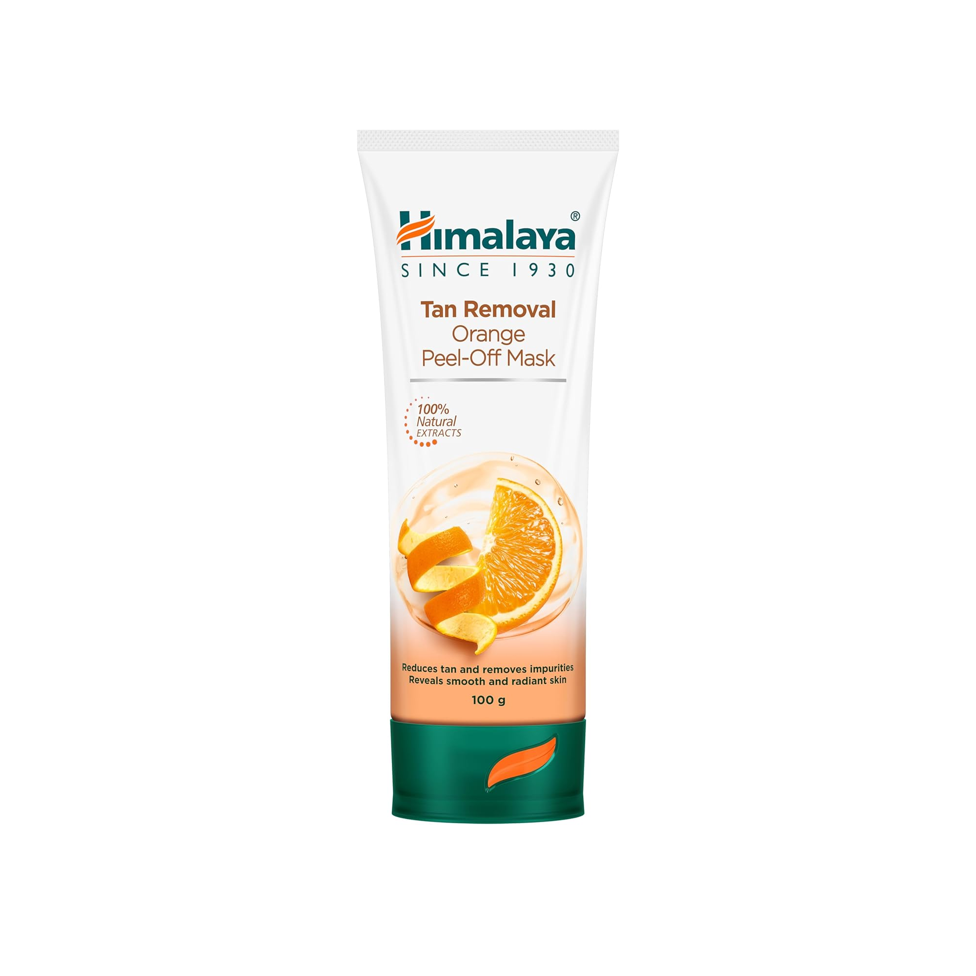 Himalaya Tan Removal Orange Peel Off Mask - Remove Impurities - Lightens Skin Tone - 100g