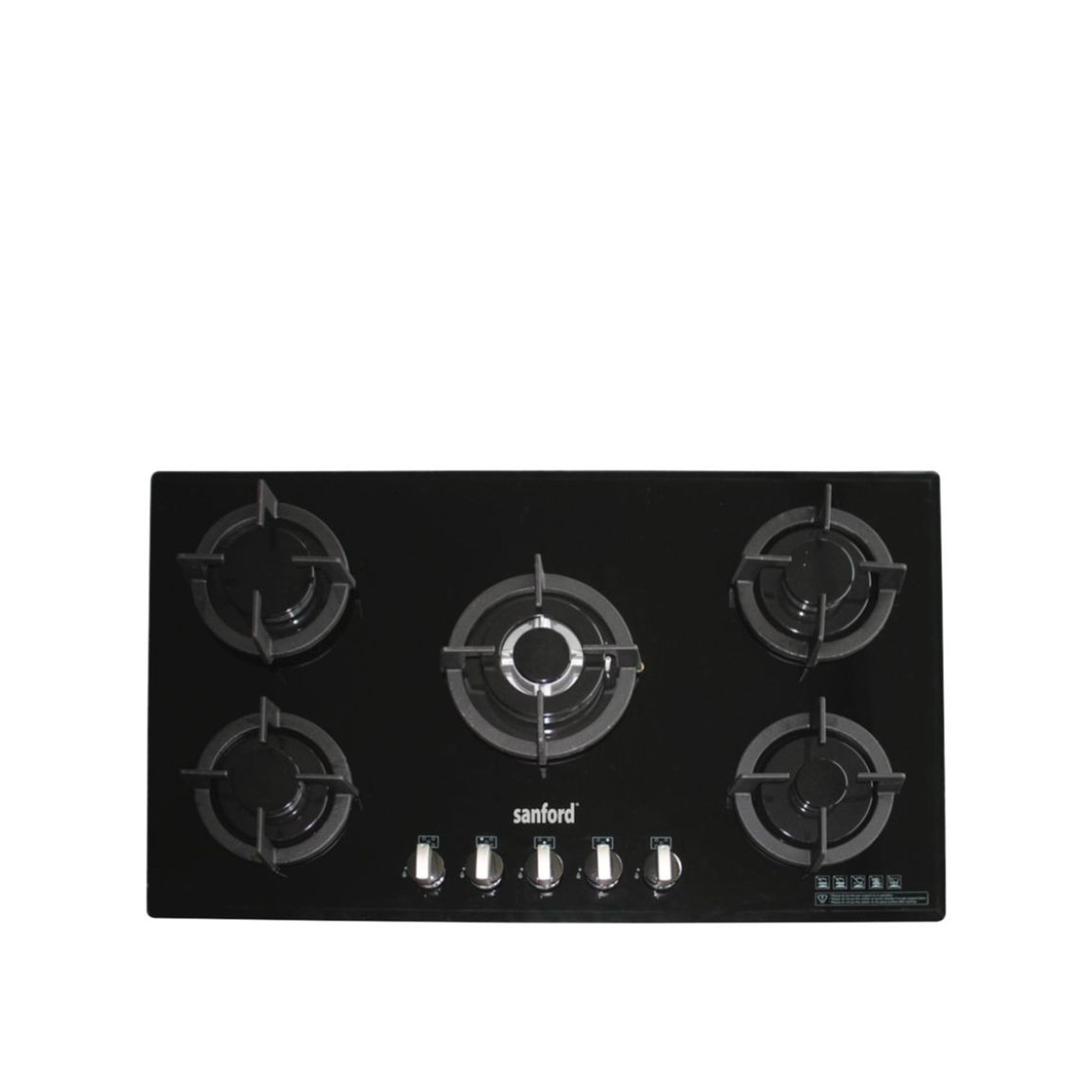 Sanford Gas Hob 5 Burner Stove - SF5458GC - Black