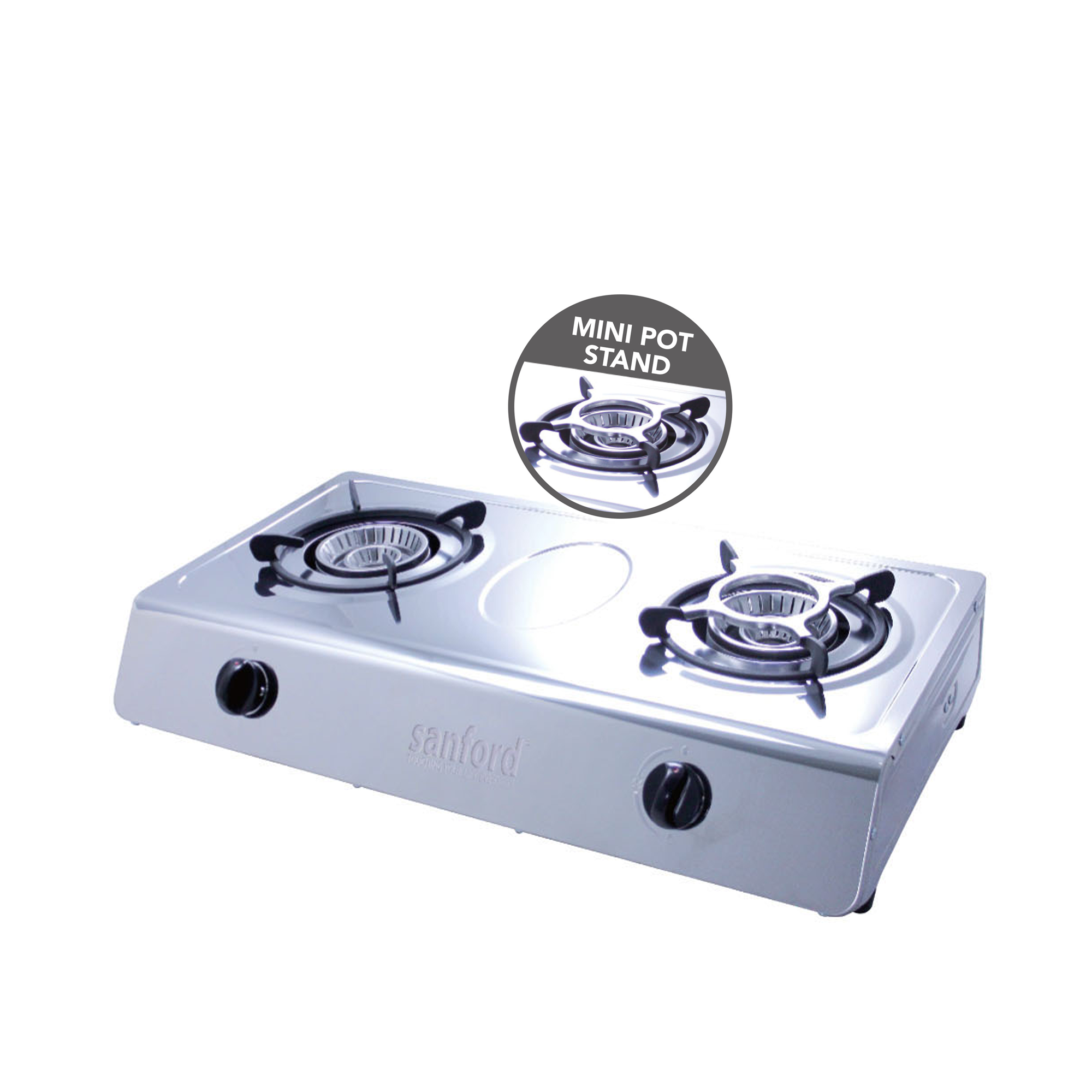 Sanford Stainless Steel Double Burner Gas Stove SF5401GC