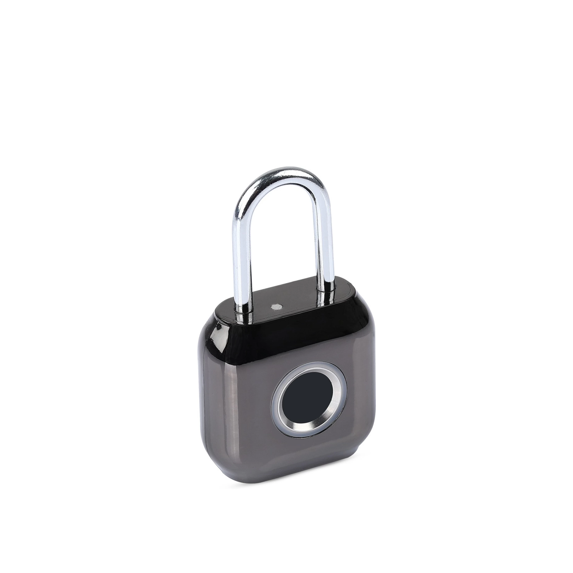 Portronics Biolock Fingerprint Padlock, Smart Lock With USB Charging Cable