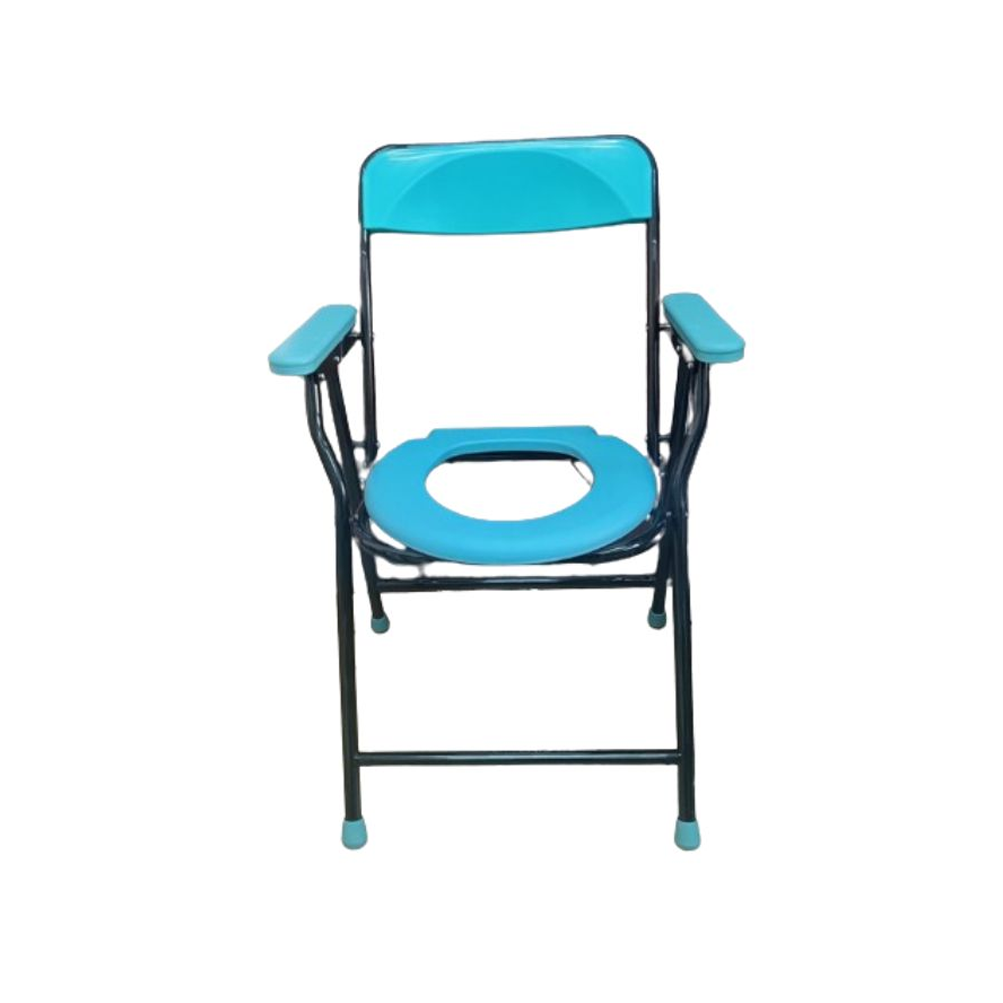 Foldable Toilet Chair (SK - 601T) - Black & Blue