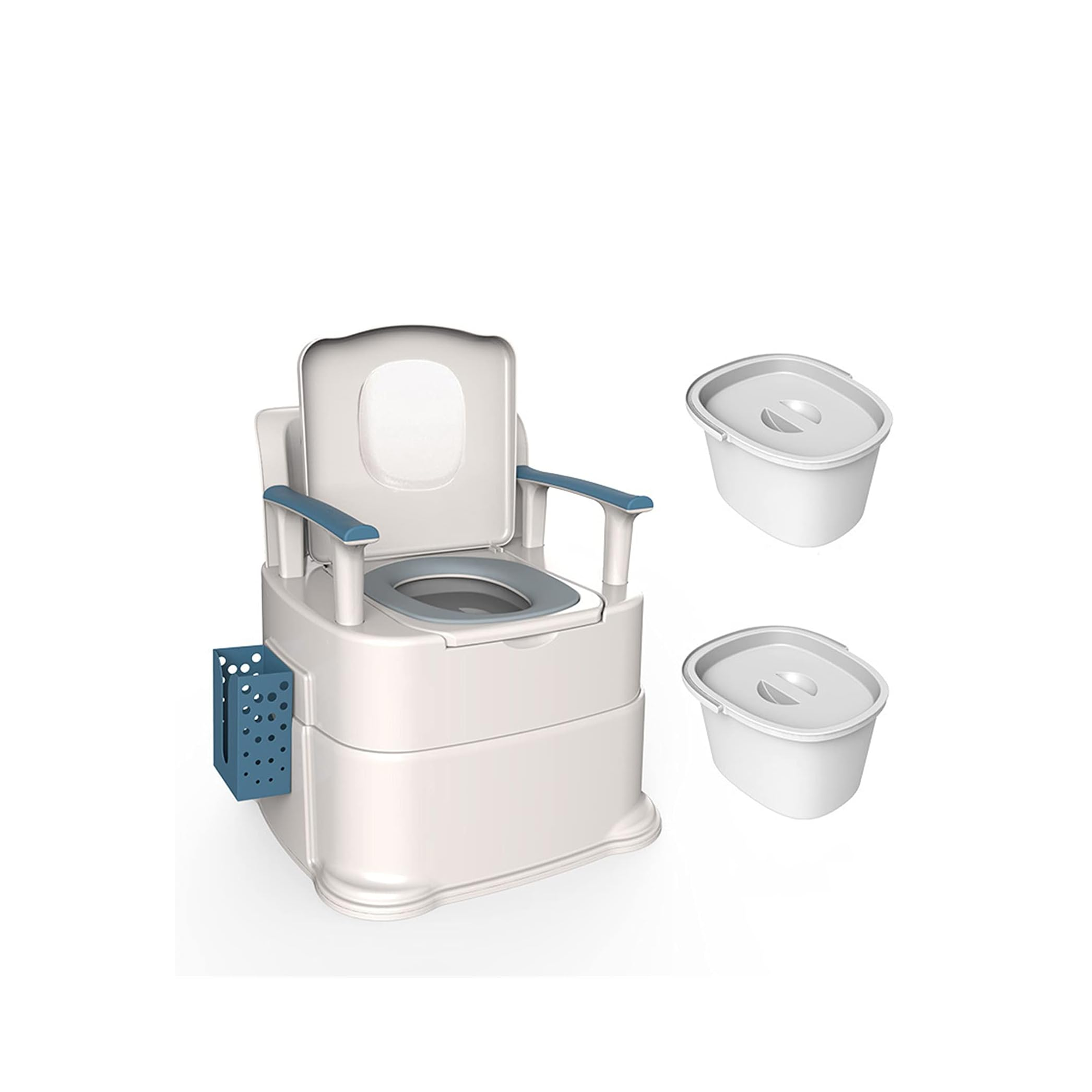 Omkha Portable Beside Toilet (FTMT - 01) (Blue & Grey)