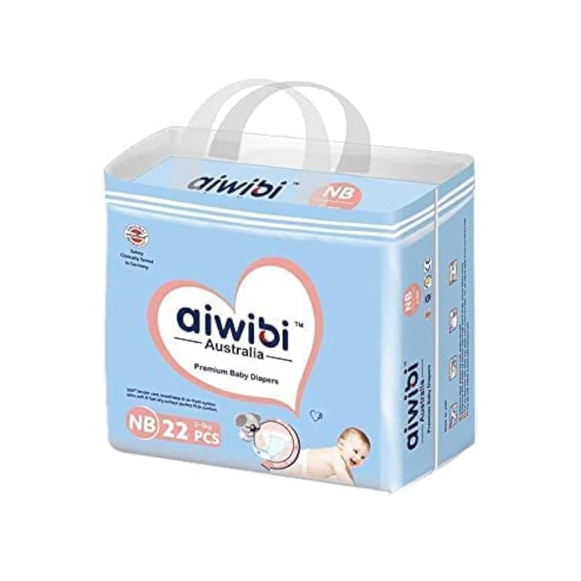 Aiwibi Baby Diapers - NB(2-5Kg) - 22pcs