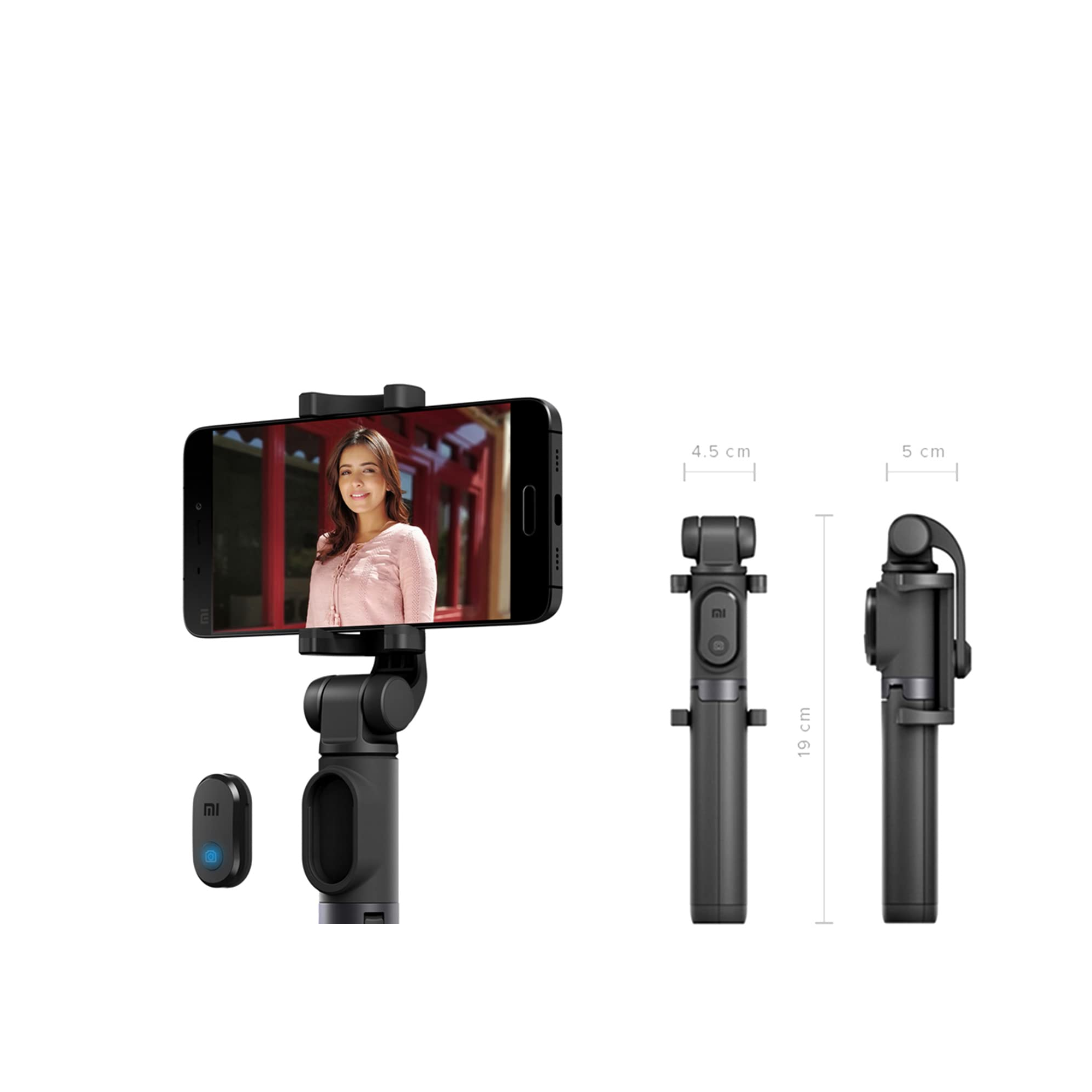 Xiaomi Mi Selfie Stick Tripod with Bluetooth Remote - Black