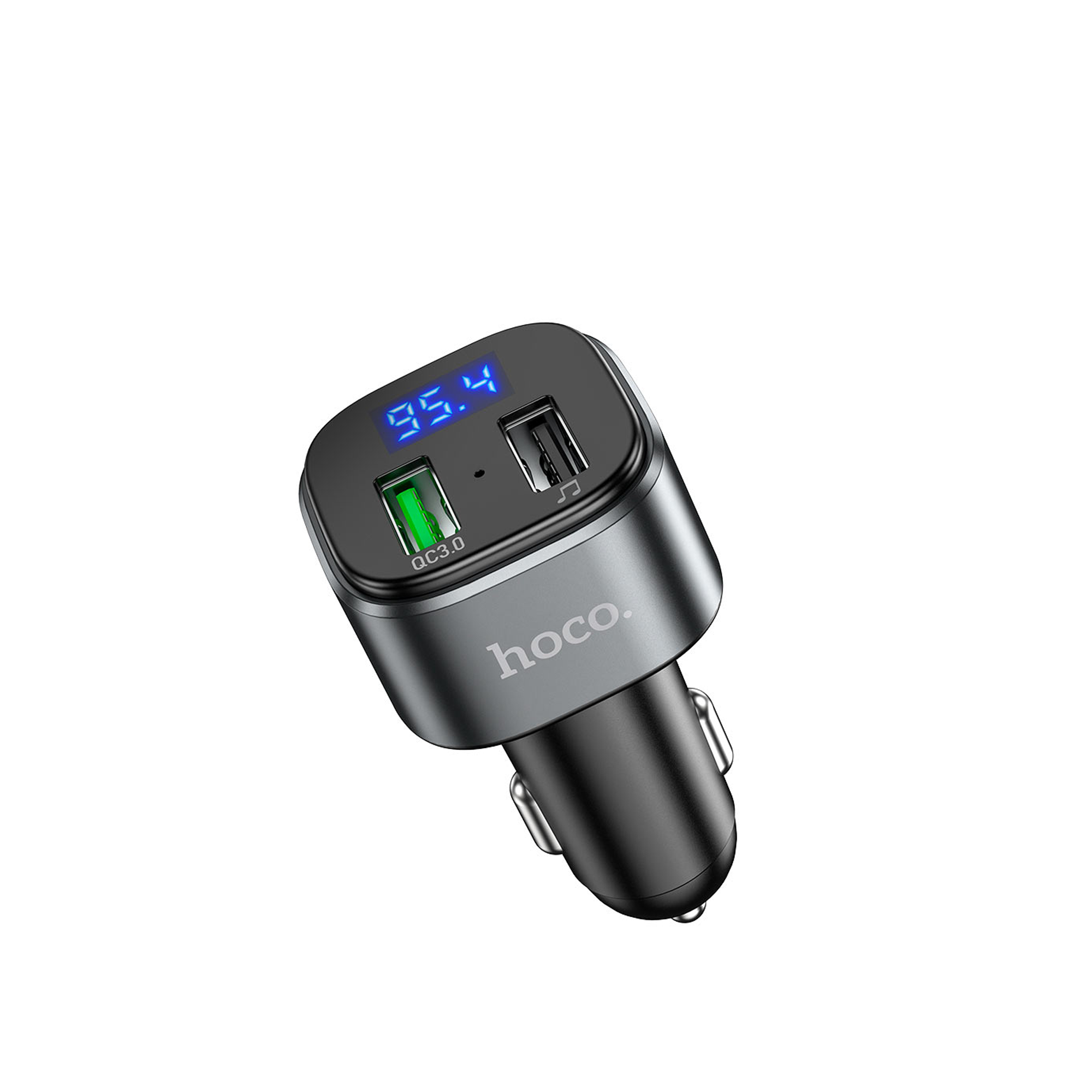 Hoco E67 Car Wireless FM Transmitter - Black