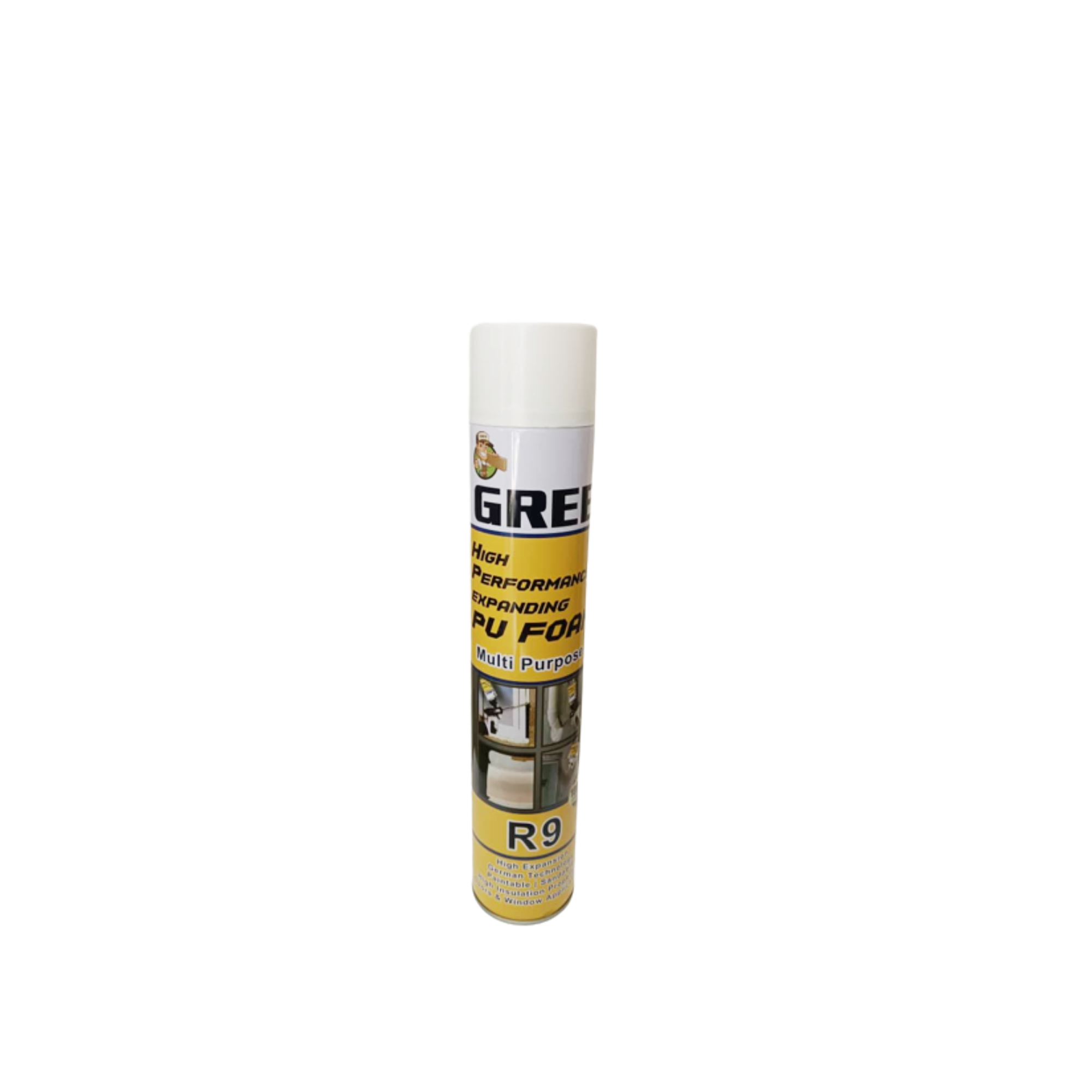 Gree R9 Pu Foam Sealant - High Performance Expanding - 750ml