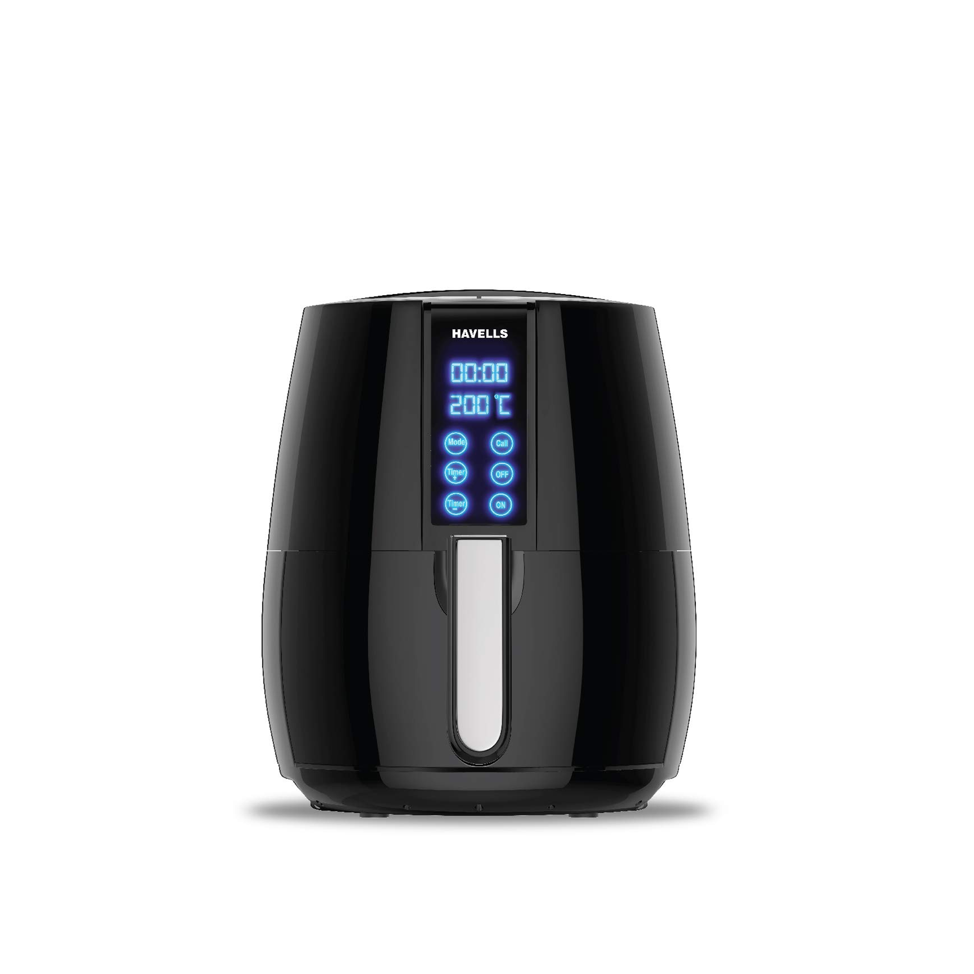 Havells Air Fryer Prolife Digi with 4L Capacity - Digital Touch Panel - Auto On/Off - 60 Min Timer - Basket Release Button - Air Filtration System - Black