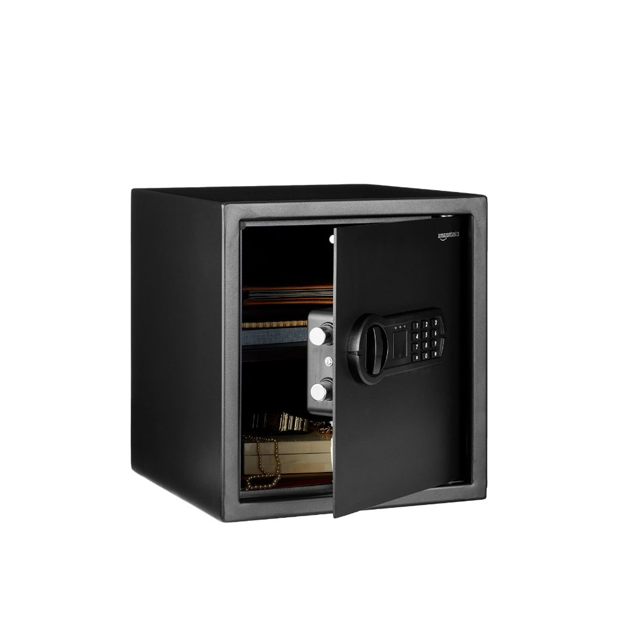 Amazon Basics Digital Safe With Electronics Key Pad - Black - 58L