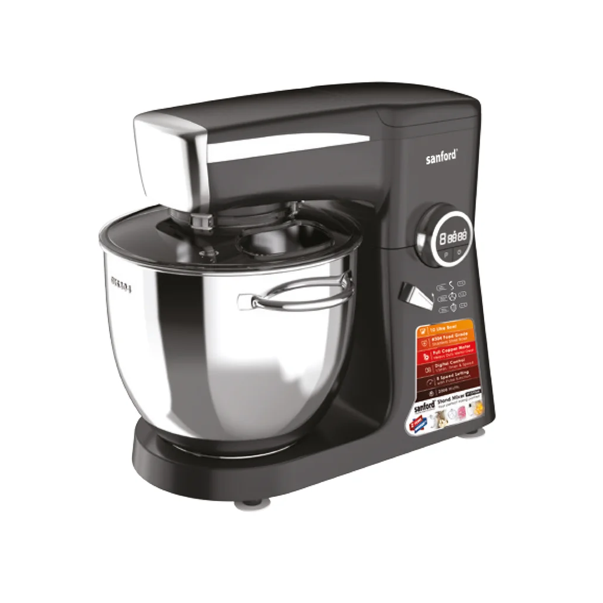 Sanford Stand Mixer - SF1370SM - White/Black