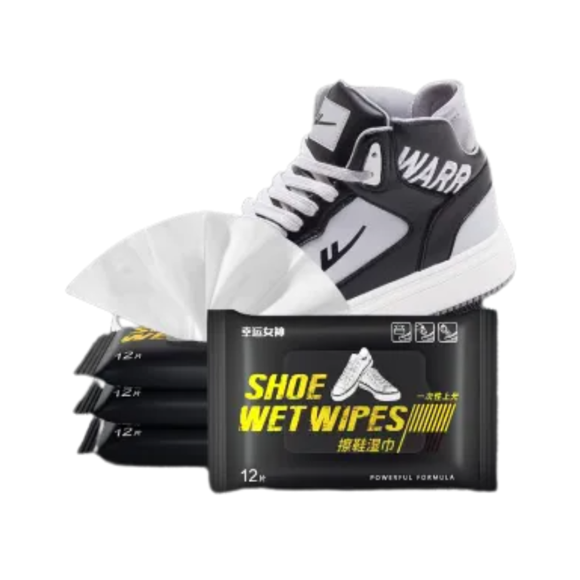 Shoe Wet Wipes - 80 Pieces