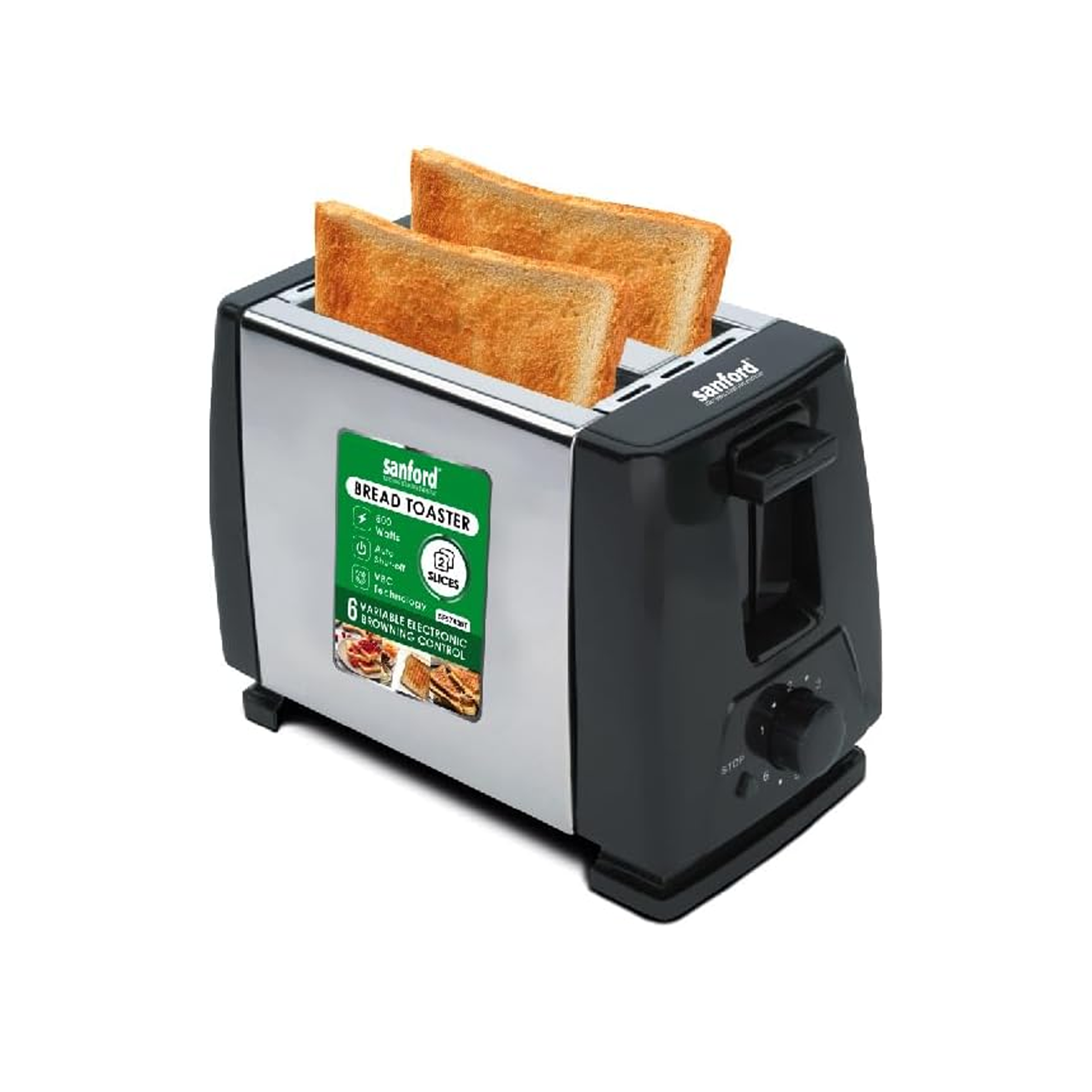 Sanford Bread Toaster - SF5743BT - Black