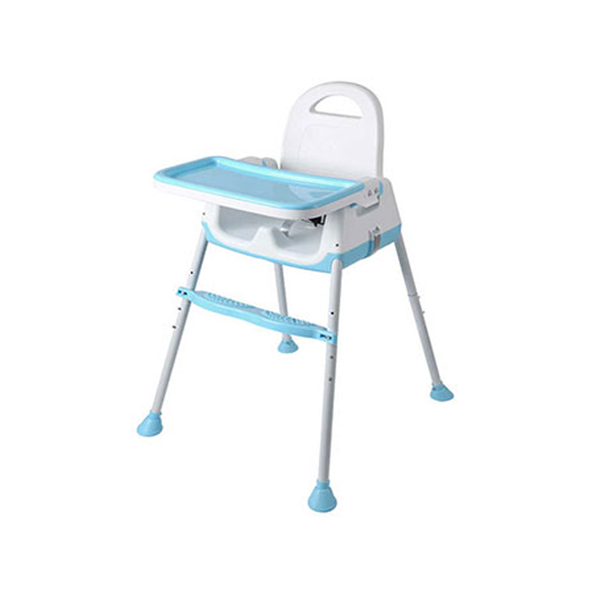 Omkha Baby Feeding Chair - White & Blue