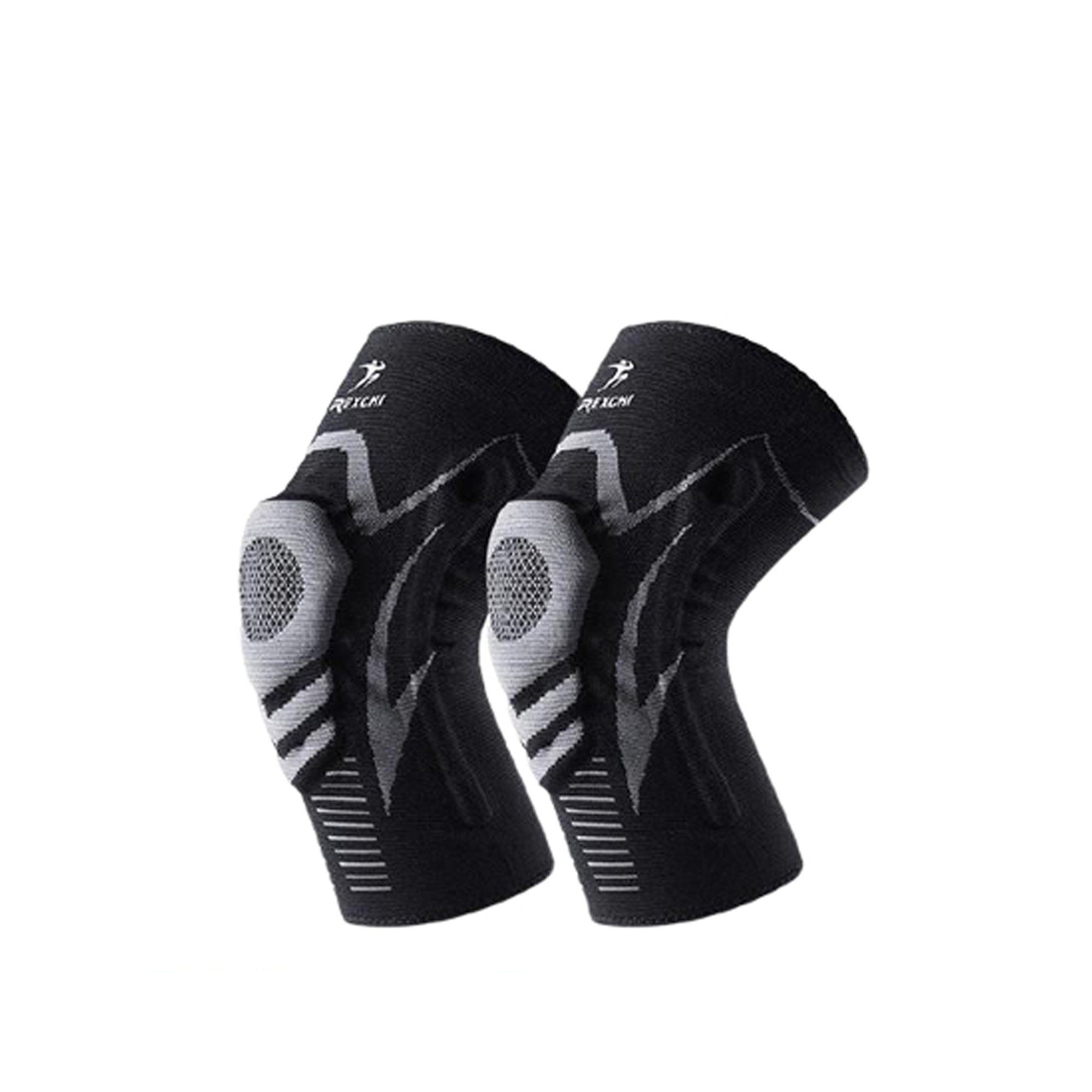 Rexchi Knee Guard - Black & Grey