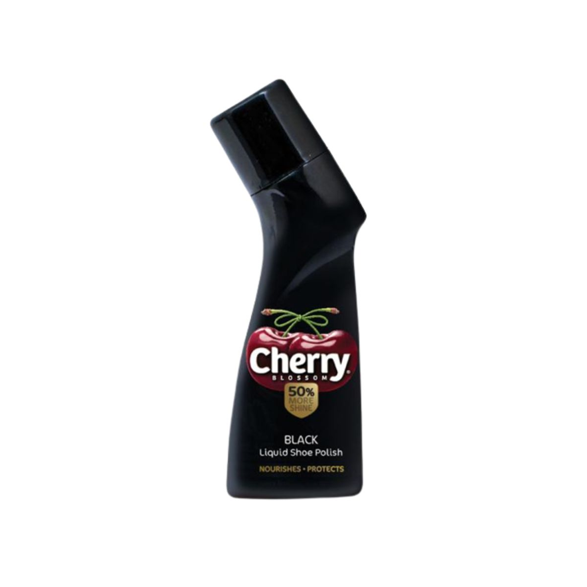 Cherry Blossom Black Liquid Shoe Polish - 75ml