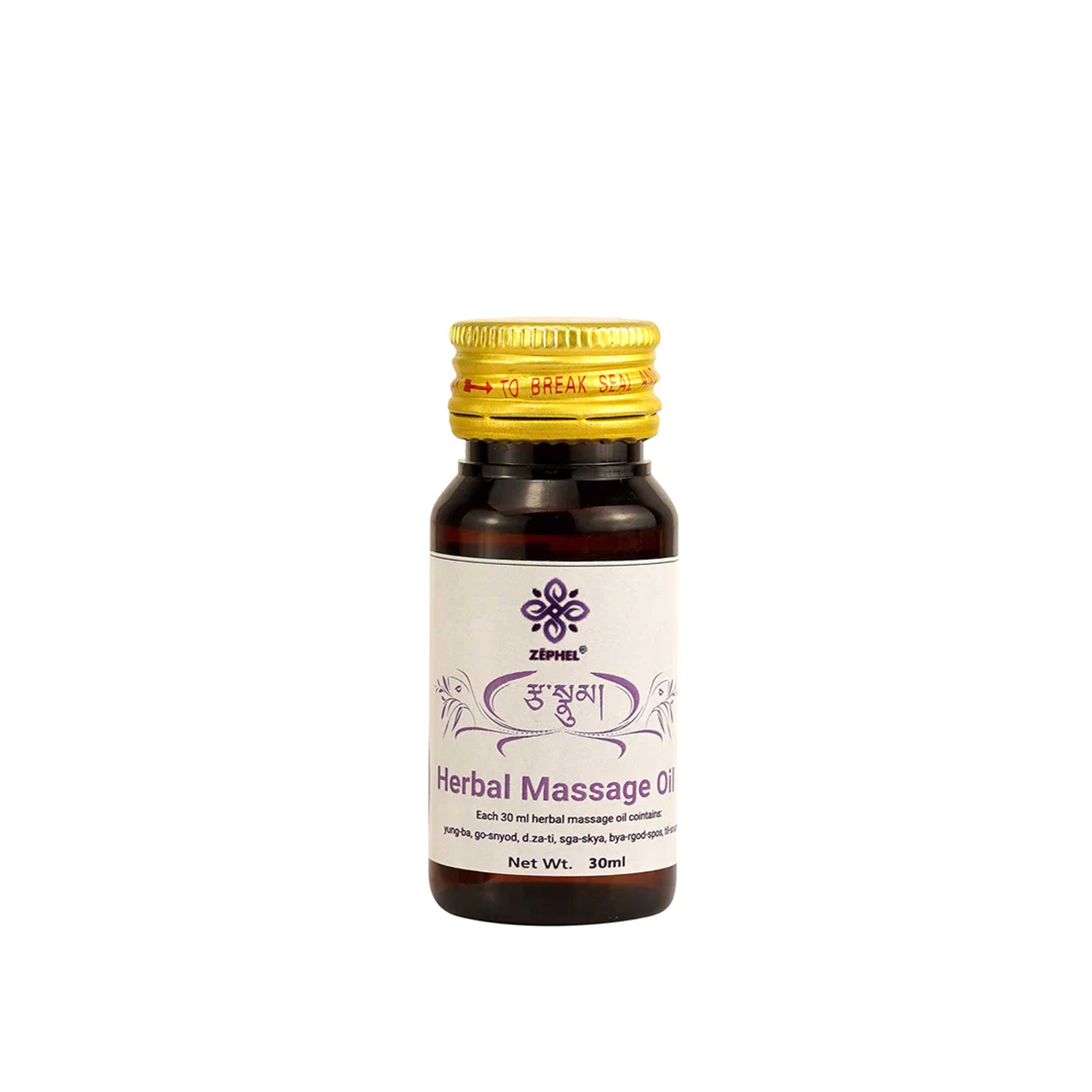 Menjong Sorig - Zephel Herbal Massage Oil - 30ml