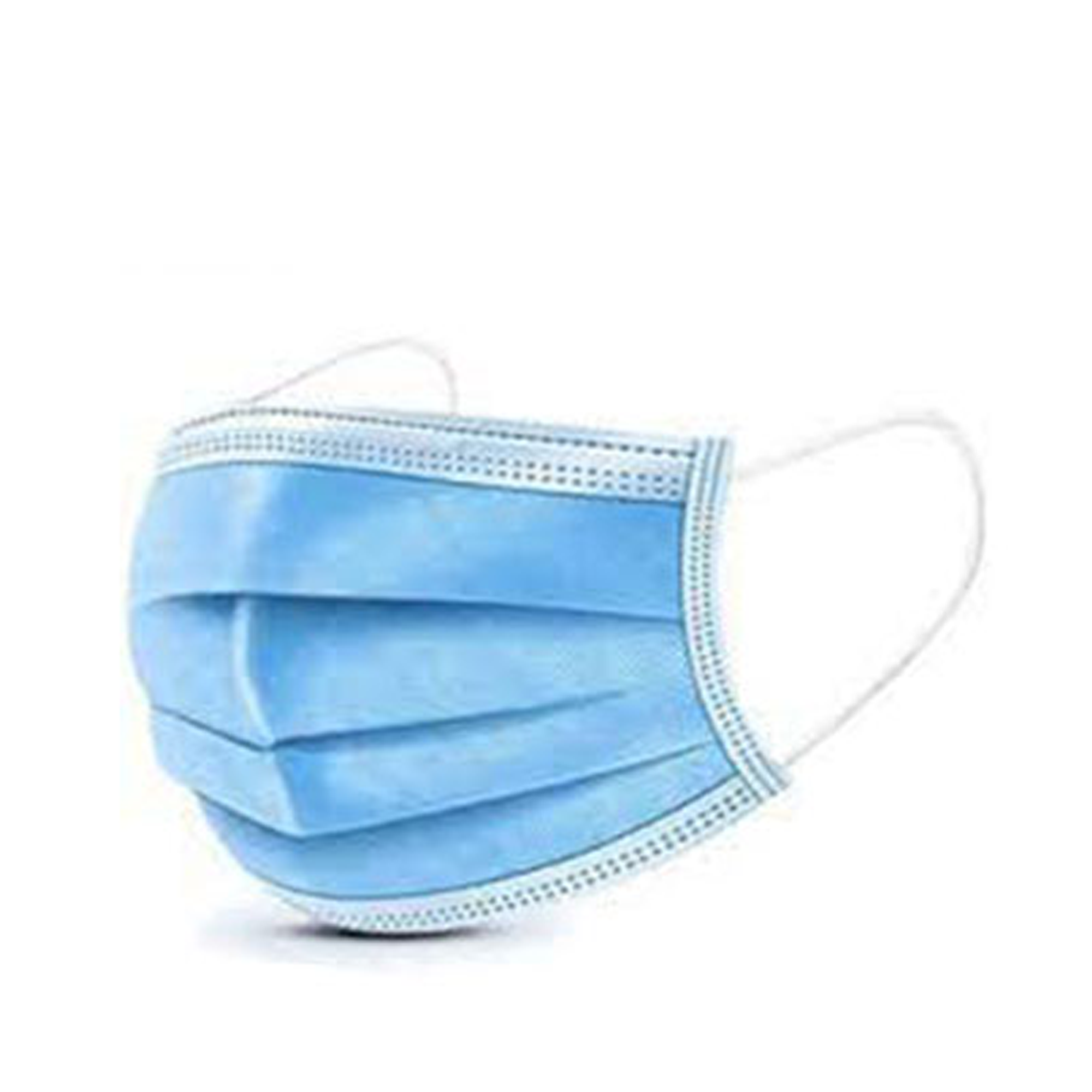 Disposable Medical Face Mask for Adults (50 Pcs Pack) - Blue