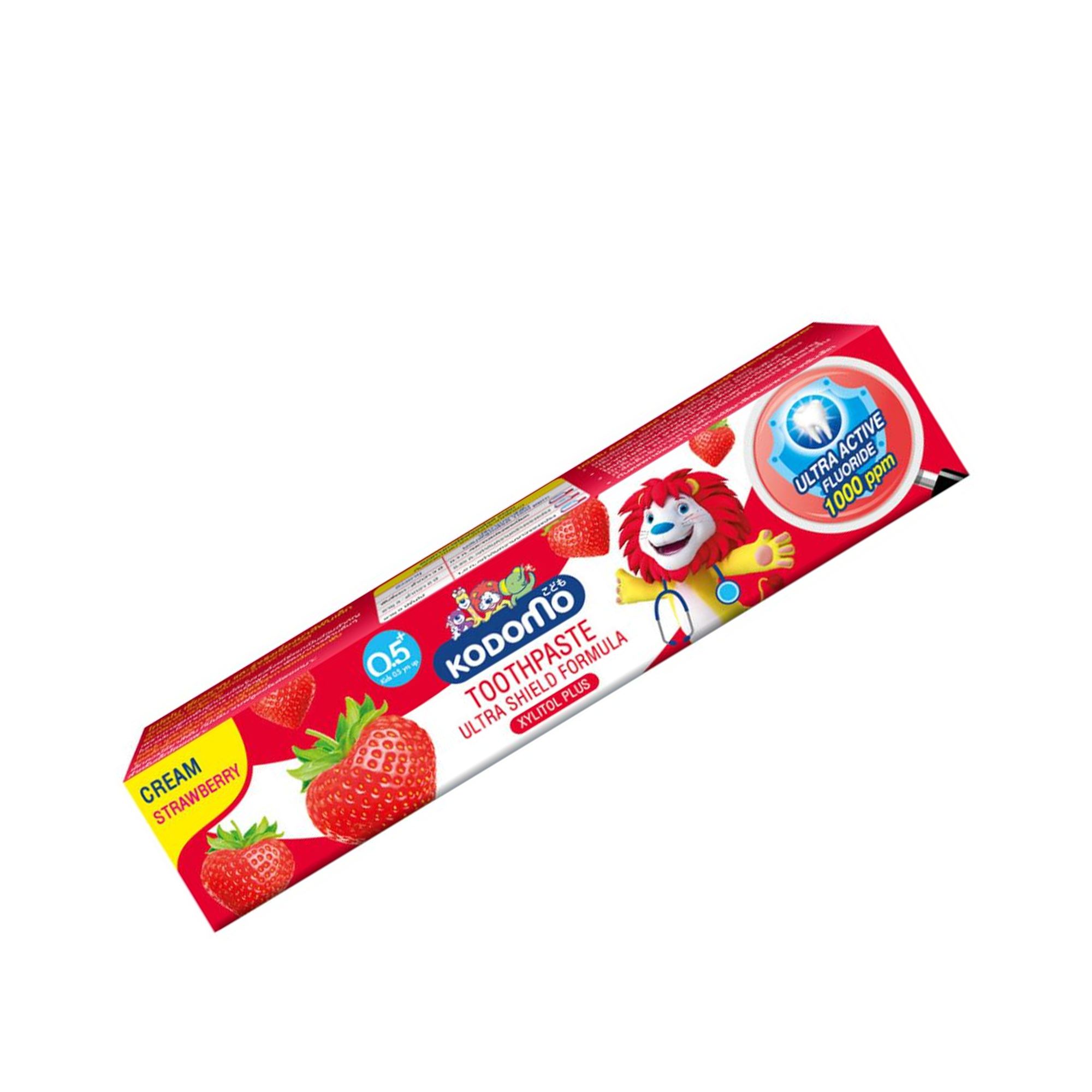 Kodomo Toothpaste Ultra Shield Formula - Xylitol Plus - Cream Strawberry