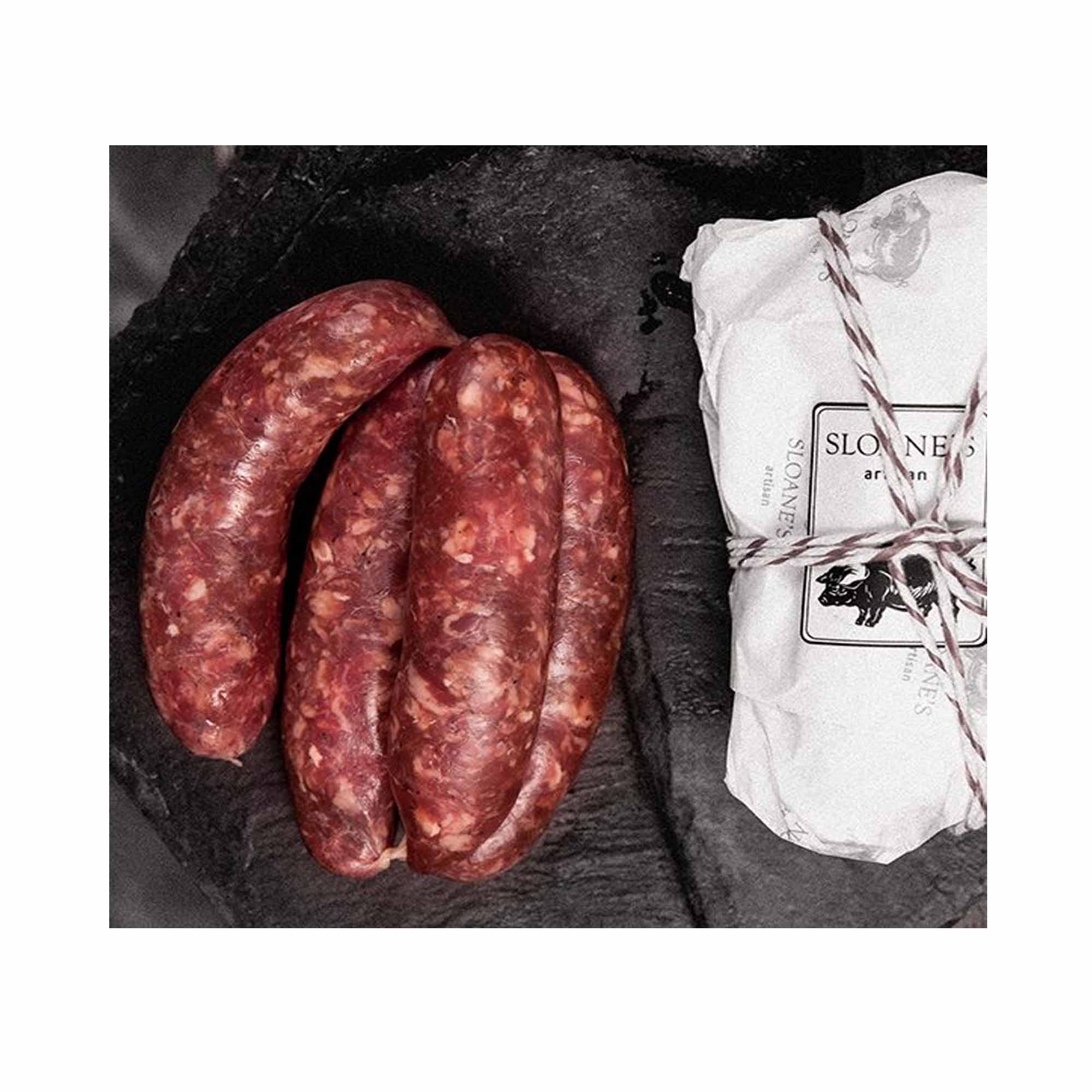 Sloane's Beef & Onion Sausage, 500g, Frozen