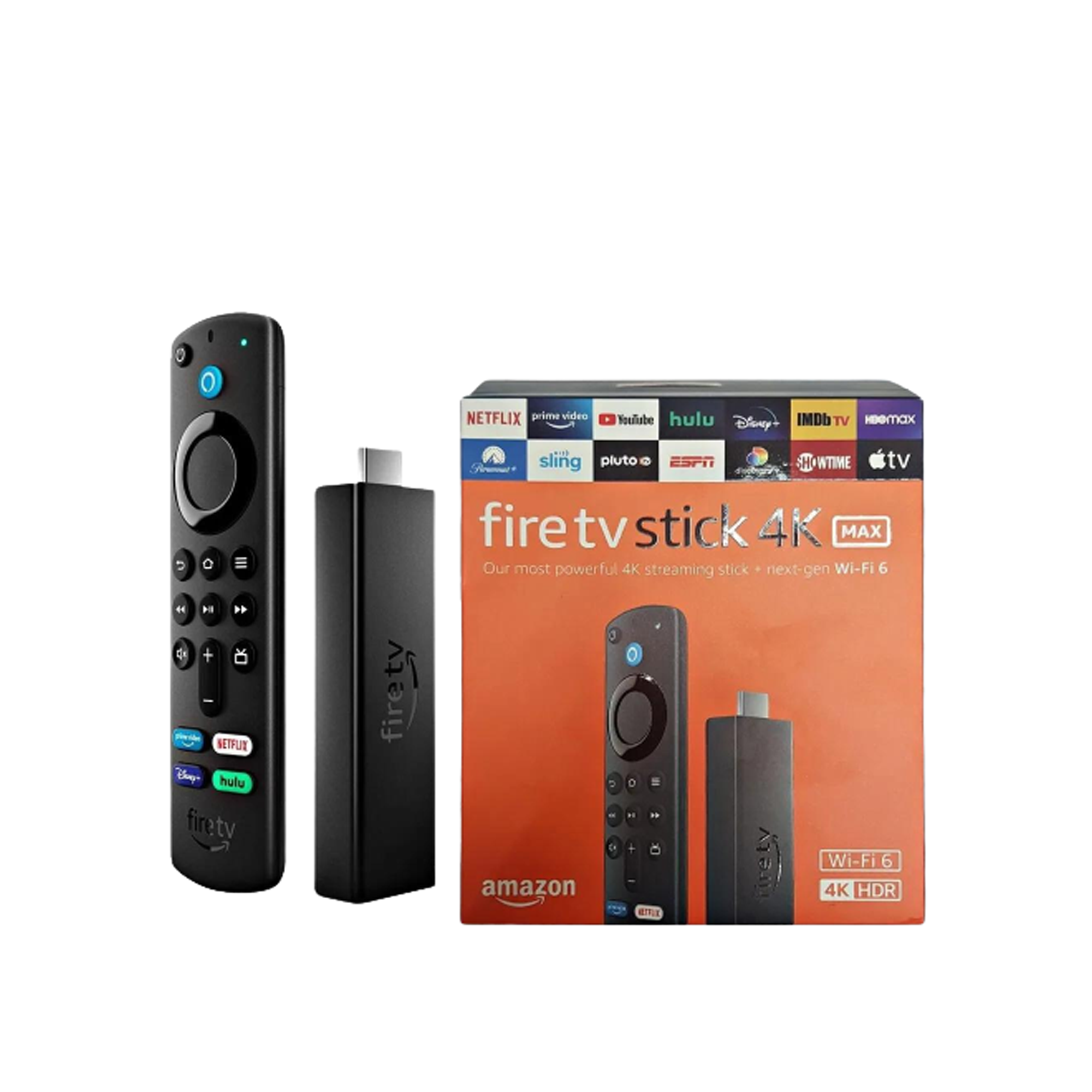 Fire TV Stick 4K Max streaming device - Wi-Fi 6 - Alexa Voice Remote (includes TV controls)