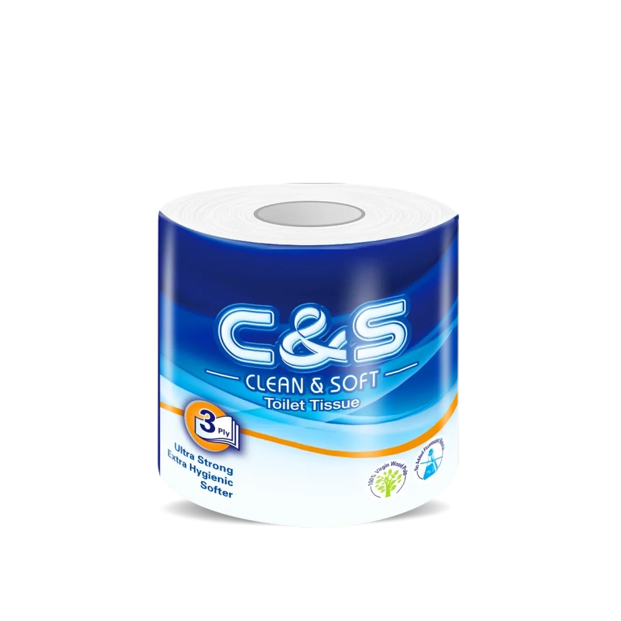 C&S Clean & Soft Tissue Paper - 10 Rolls In Pack