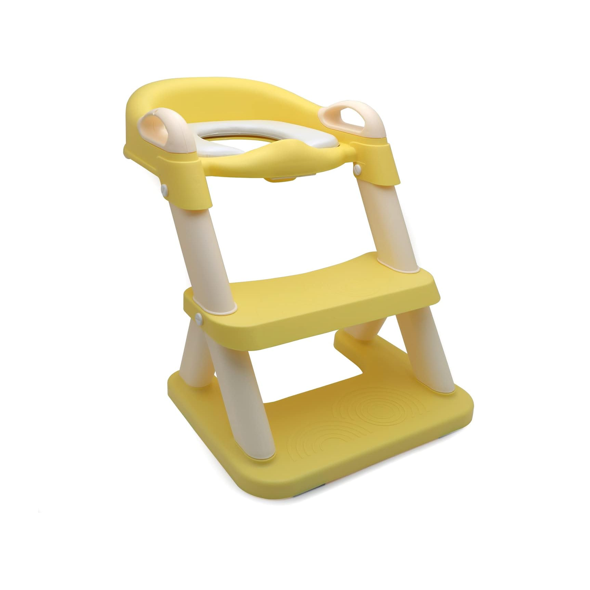 Baby Toilet Seat With Ladder - Yellow