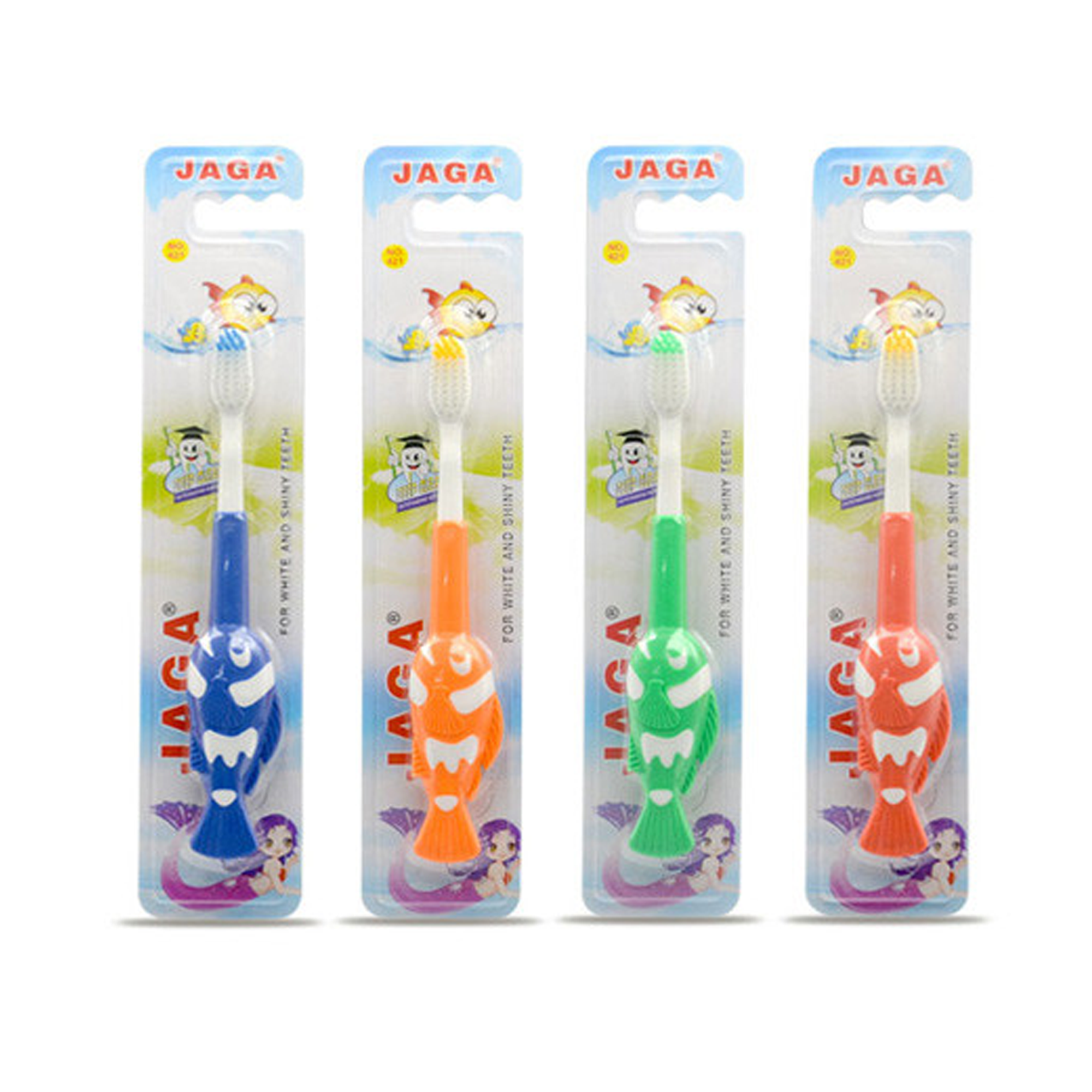 Jaga Kids Toothbrush For White And Shiny Teeth - 1Pc