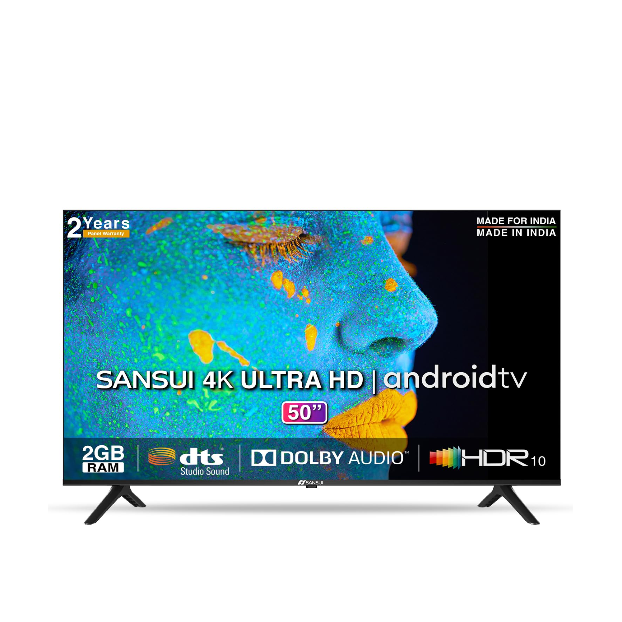 Sansui 127 cm (50 inch) Ultra HD LED Smart Android TV