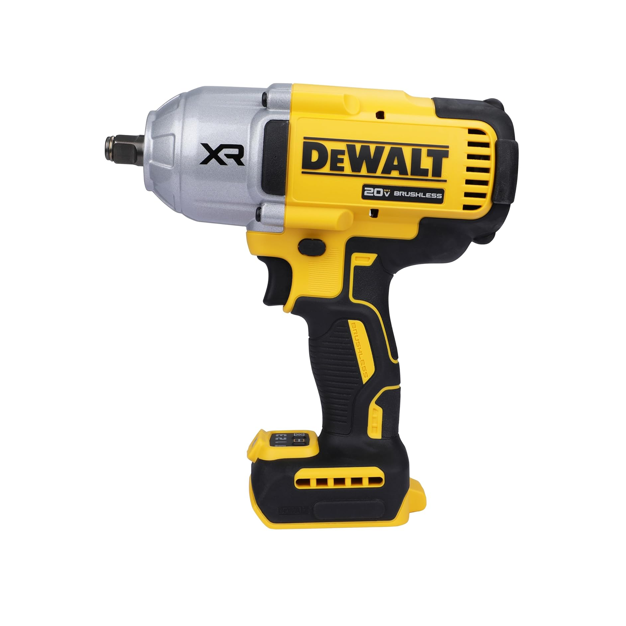 DeWalt Max Li-ion Reversible Cordless Brushless Compact Impact Wrench With LED Ring Lighting DCF900N-B1 - 1898 Nm Torque 1/2'' 20V ( Bare Tool )