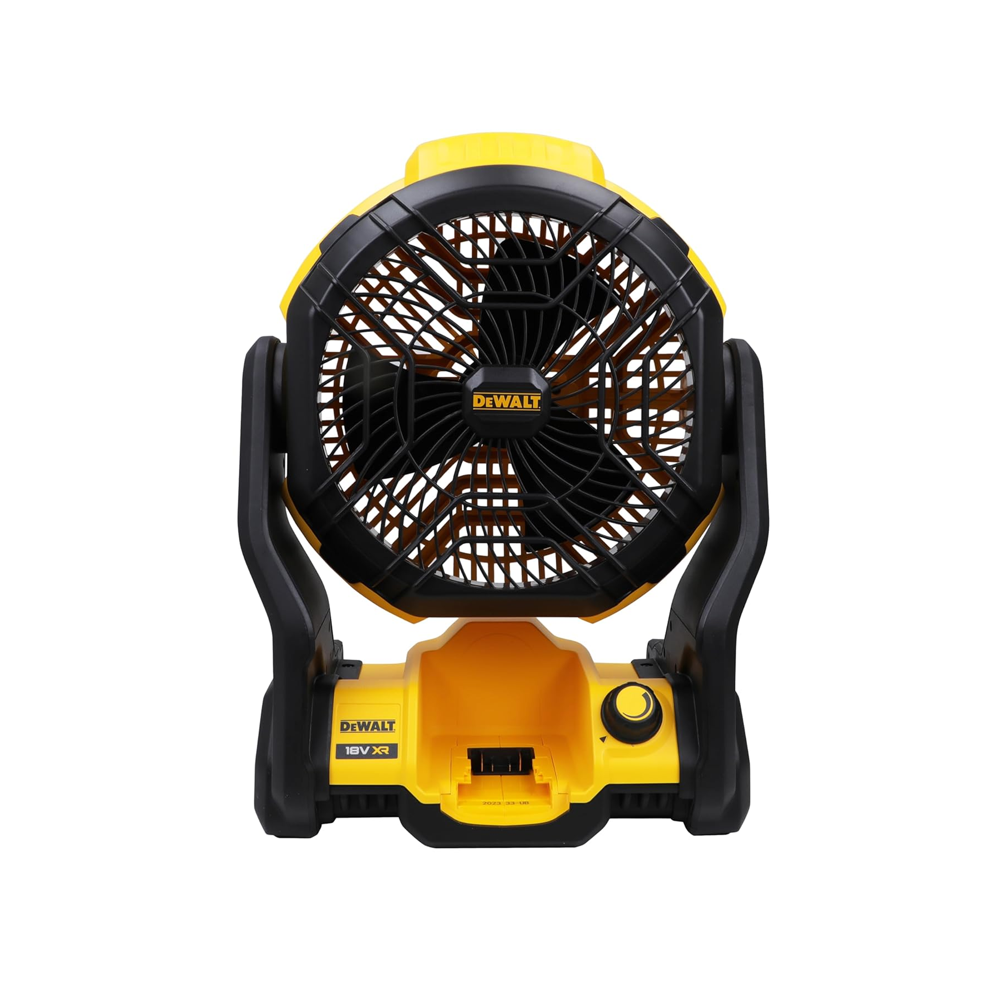 DeWalt Speed Fan Cordless Brushless Portable Jobsite Fan DCE512N-XJ - 18V XR 3000 RPM ( Bare Tool ) Yellow & Black