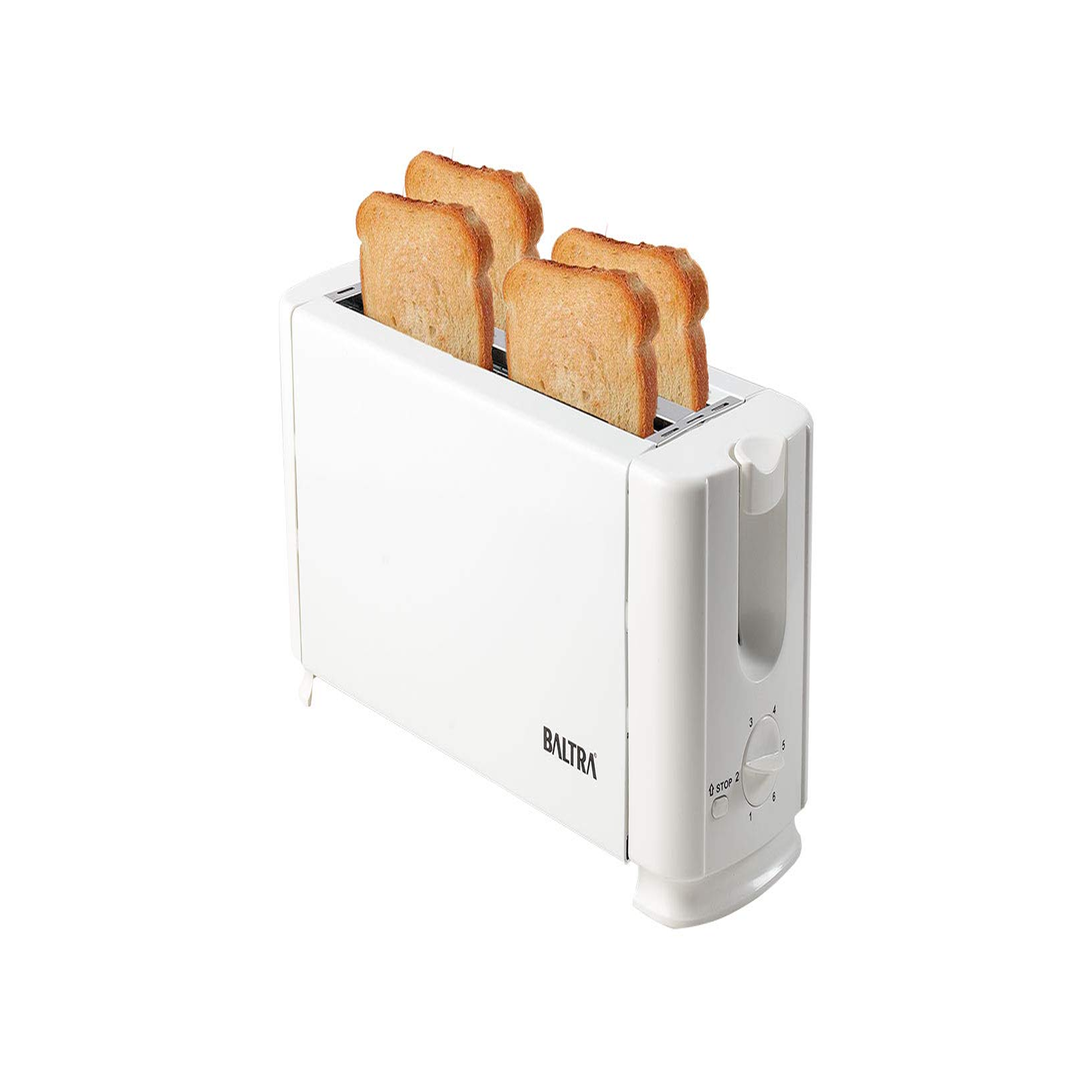 Baltra Crispy+ 4 Slice Toaster White 1300 Watt - BTT 401